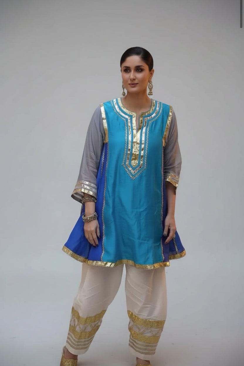 Karina gotta patti cord ( mul chanderi )