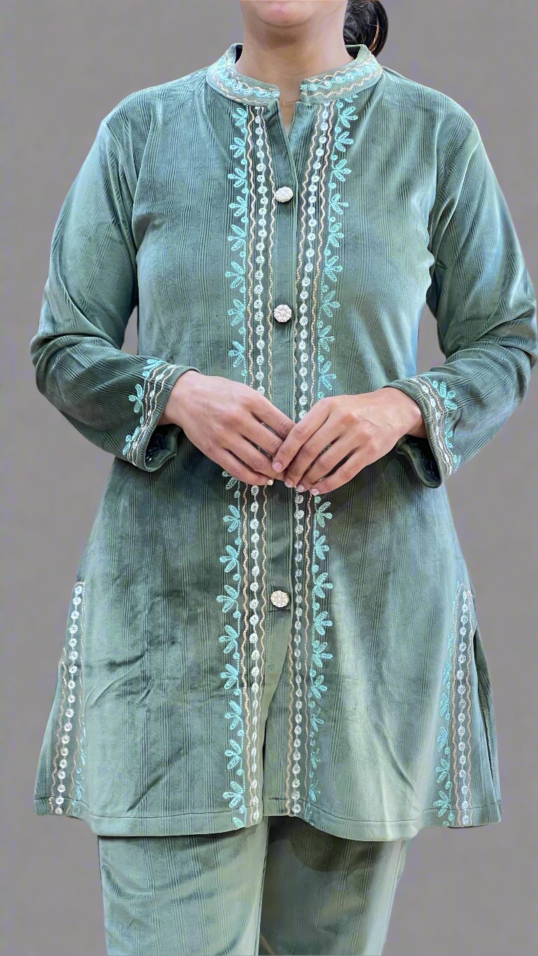 amrah velvet cord set