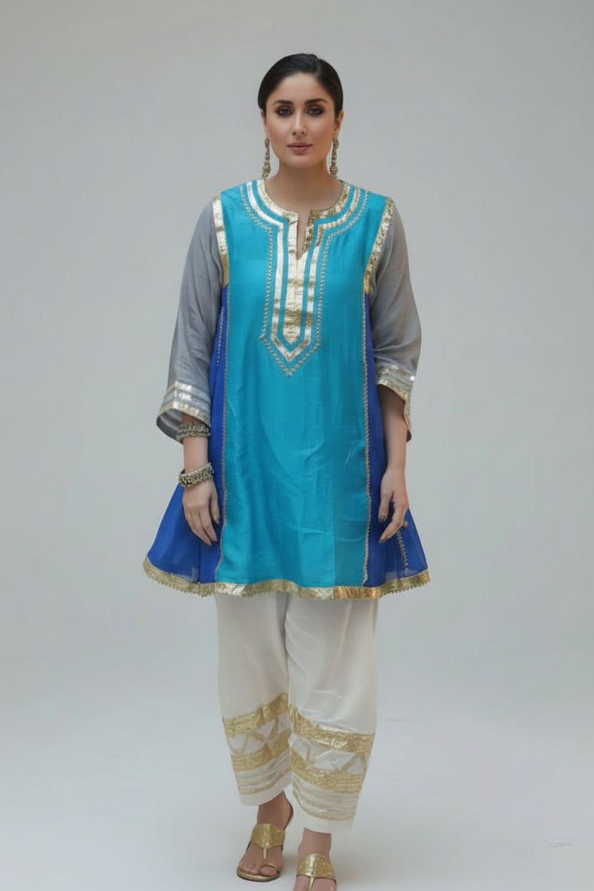 Karina gotta patti cord ( mul chanderi )