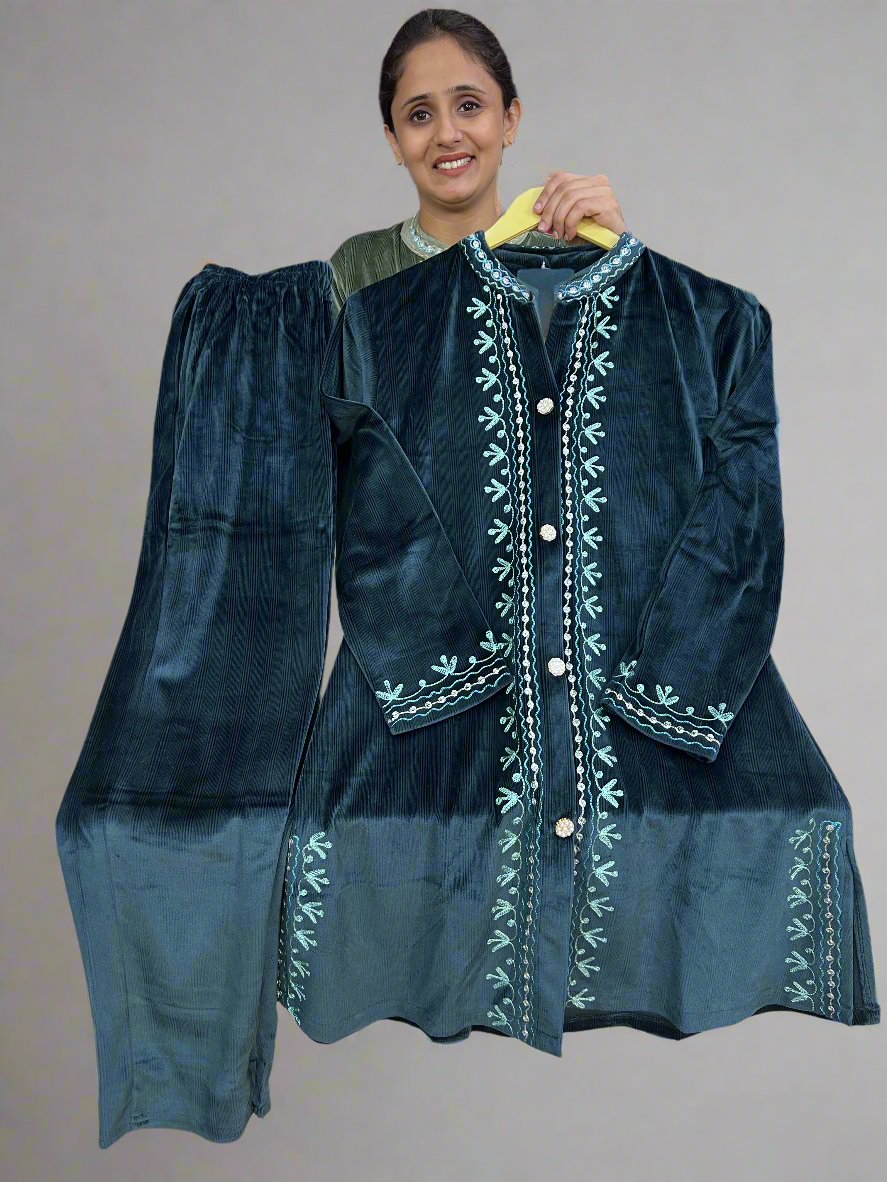 amrah velvet cord set