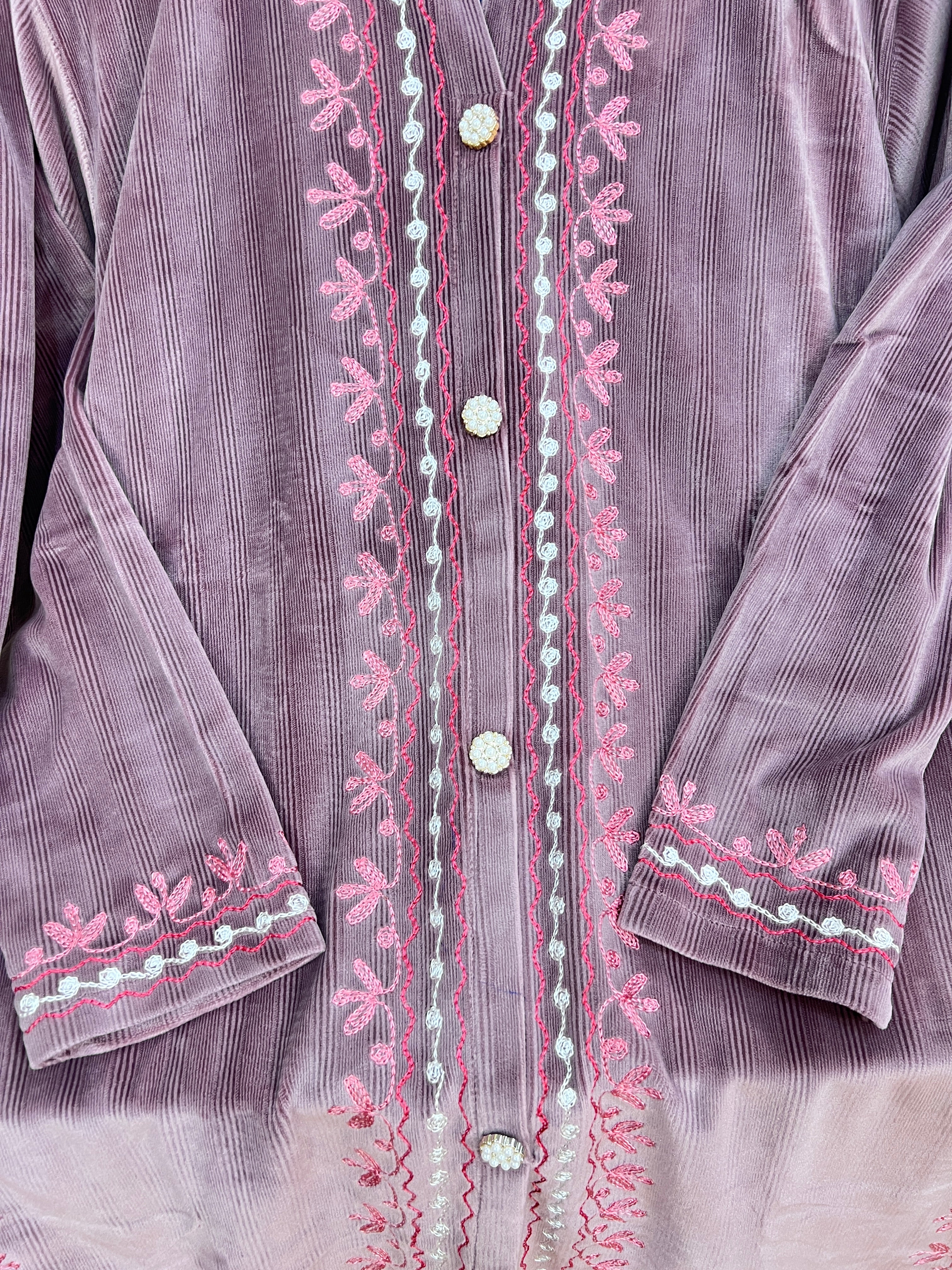 amrah velvet cord set