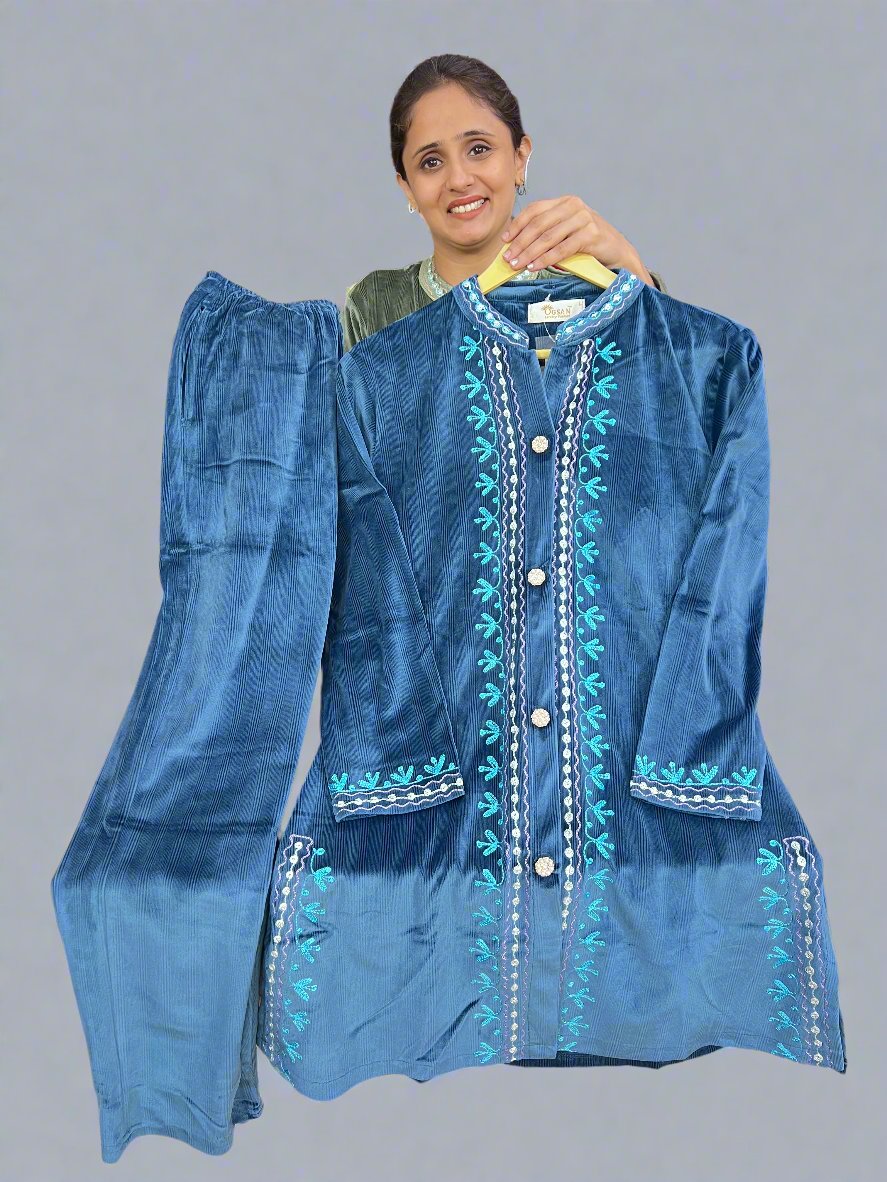 amrah velvet cord set