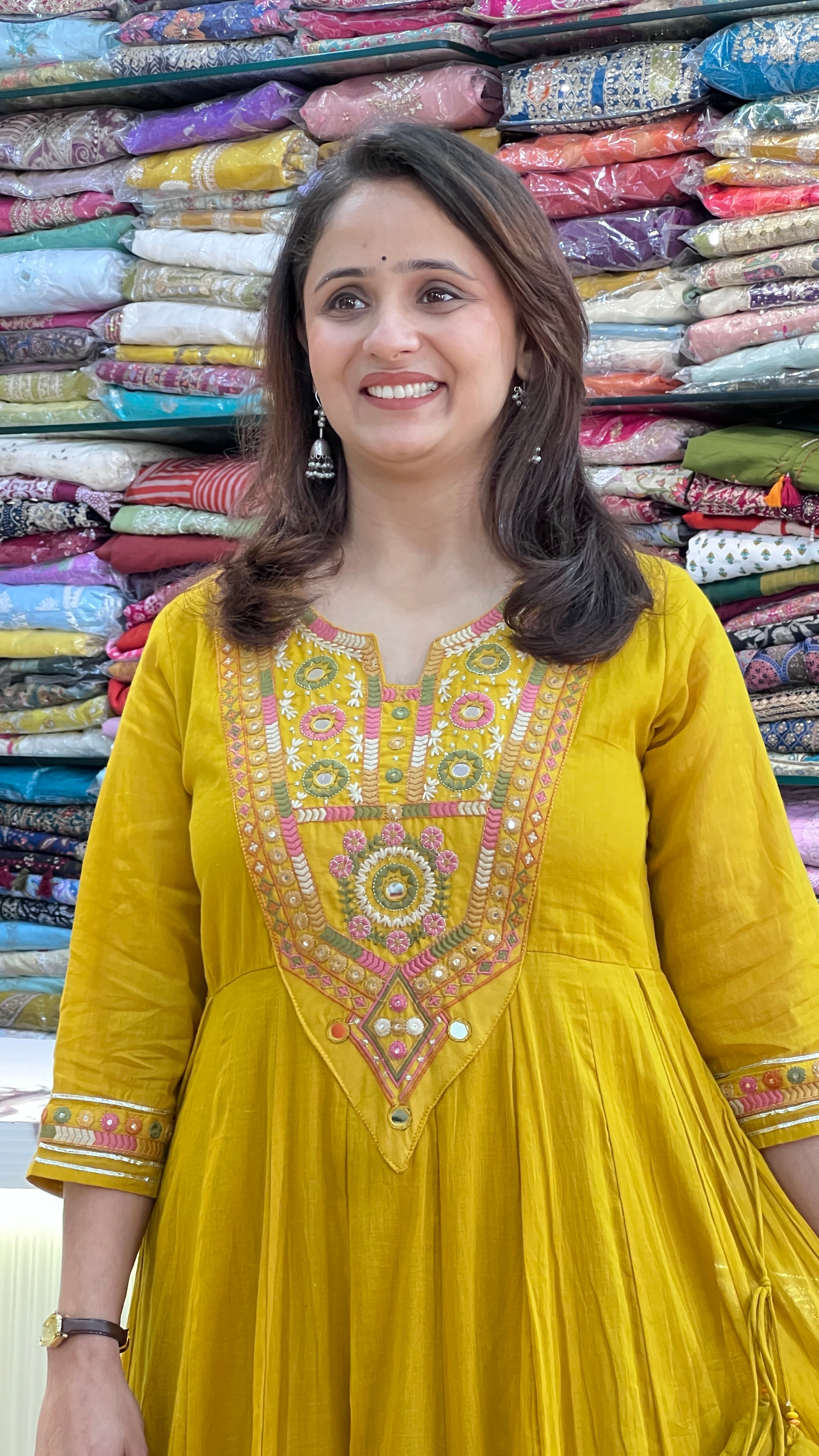 Mul cotton anarkali suit ( sh 78167 )