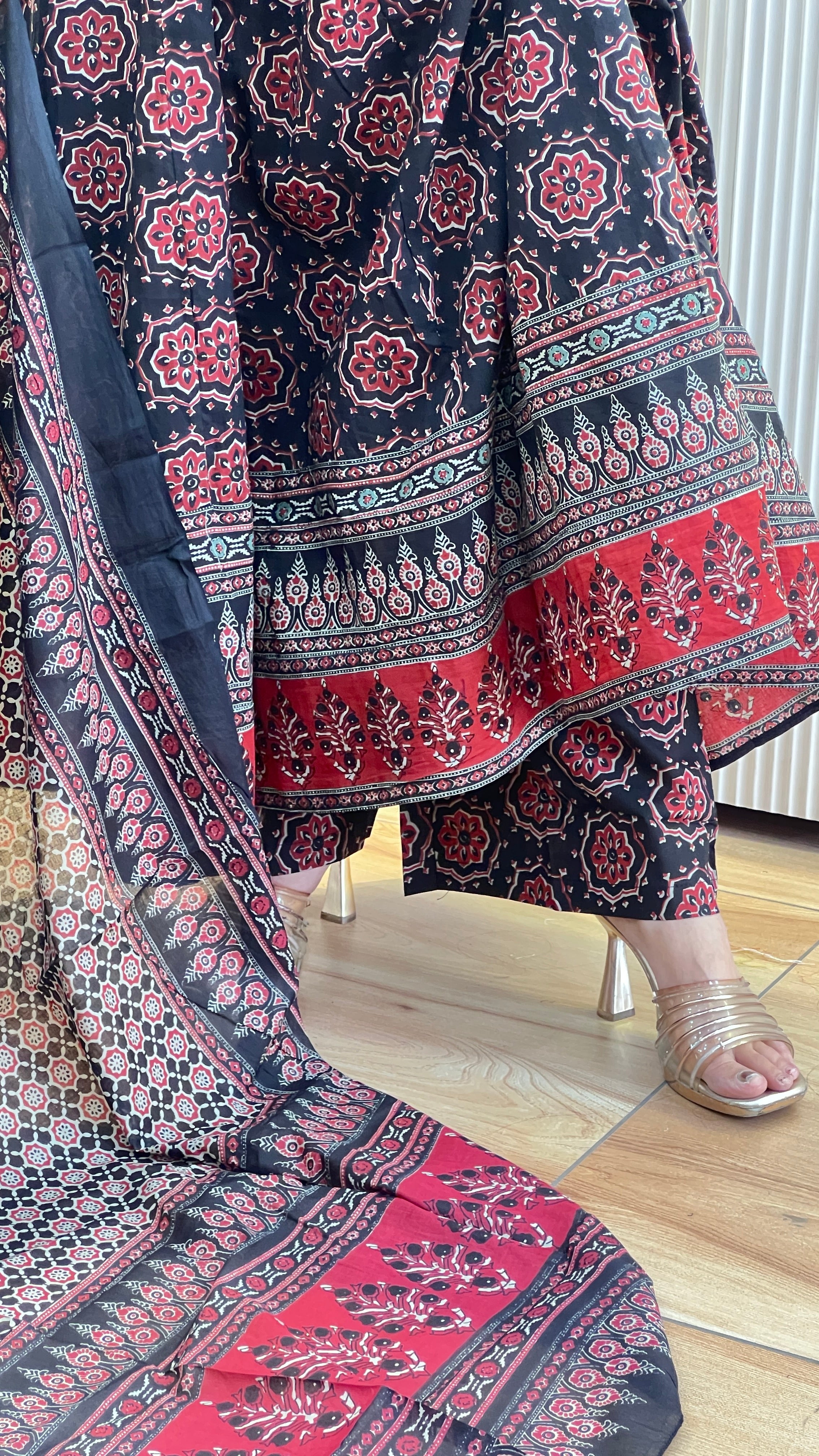 Premium cotton A- line suit ( sh 77767 )