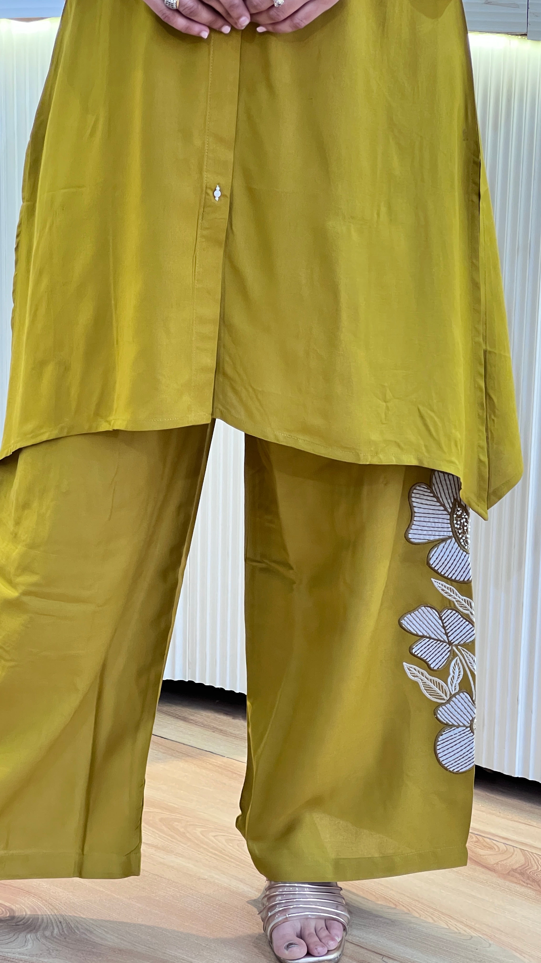 Rayon embroidered cord set ( st 2467 )