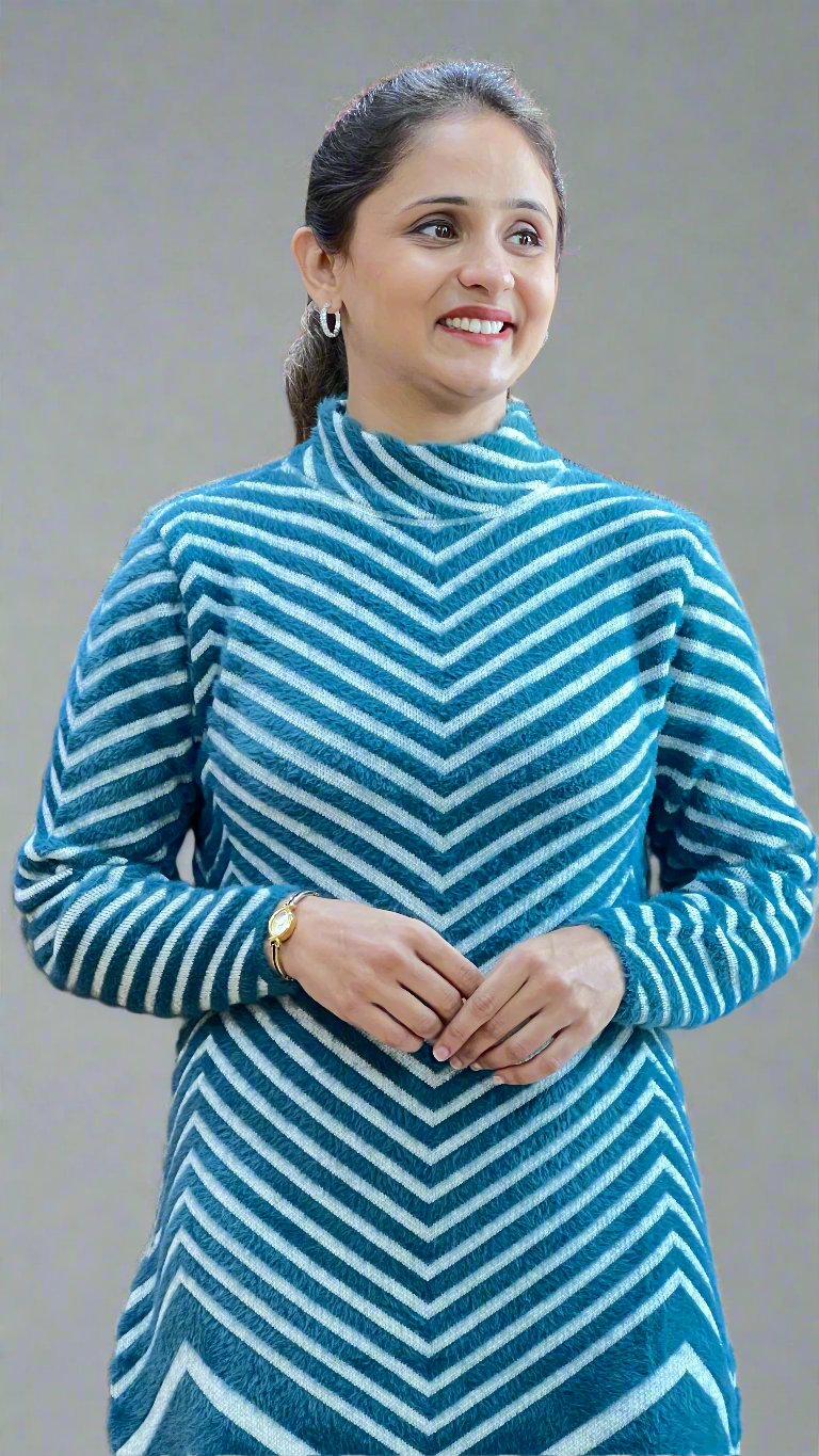 agrah feather wool dress