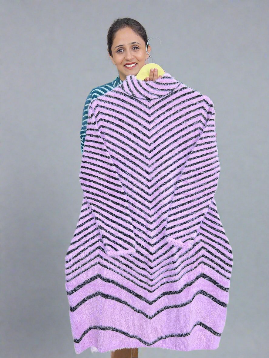 agrah feather wool dress