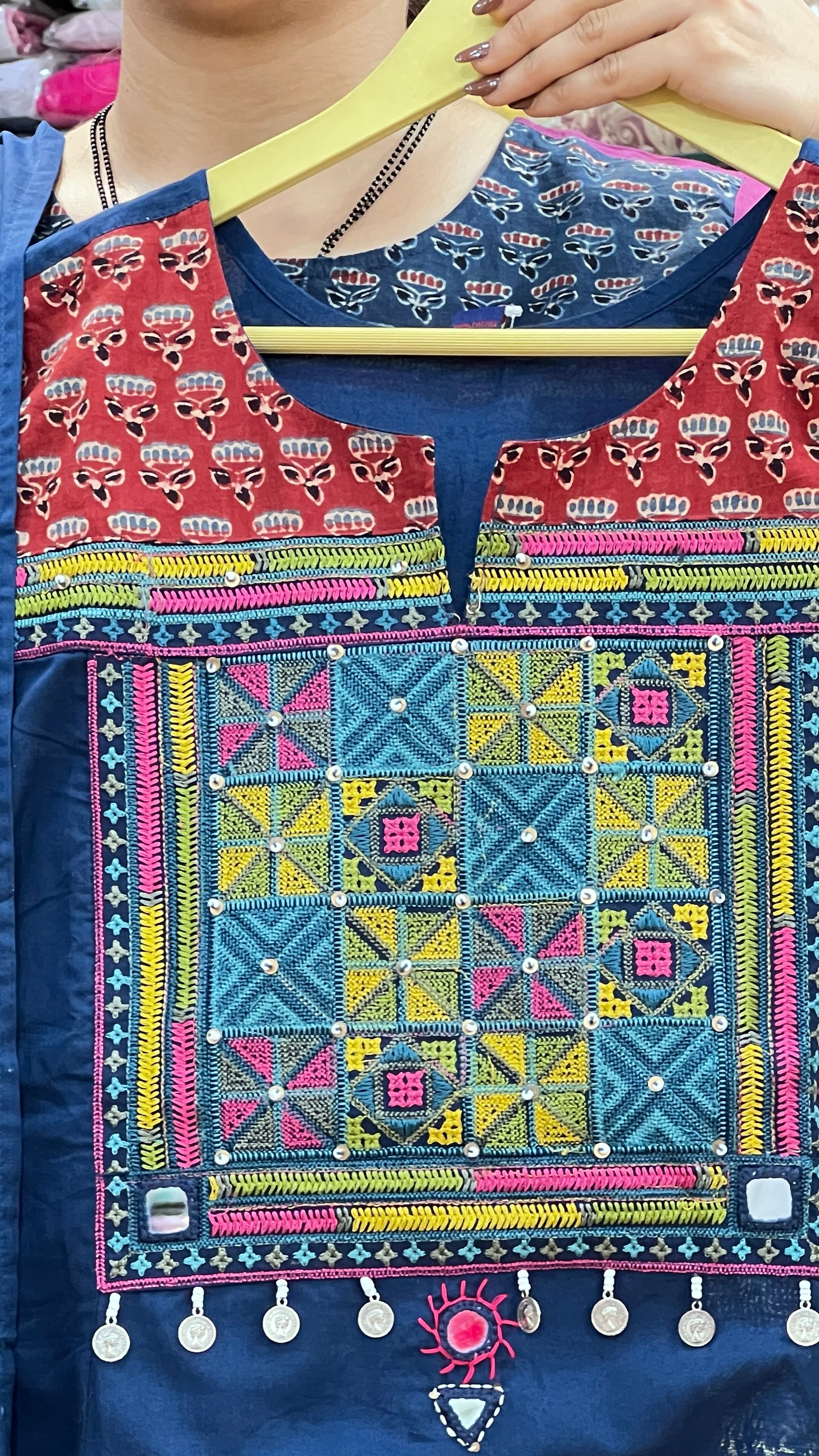 Pure cotton A shape suit ( ym 59467 )