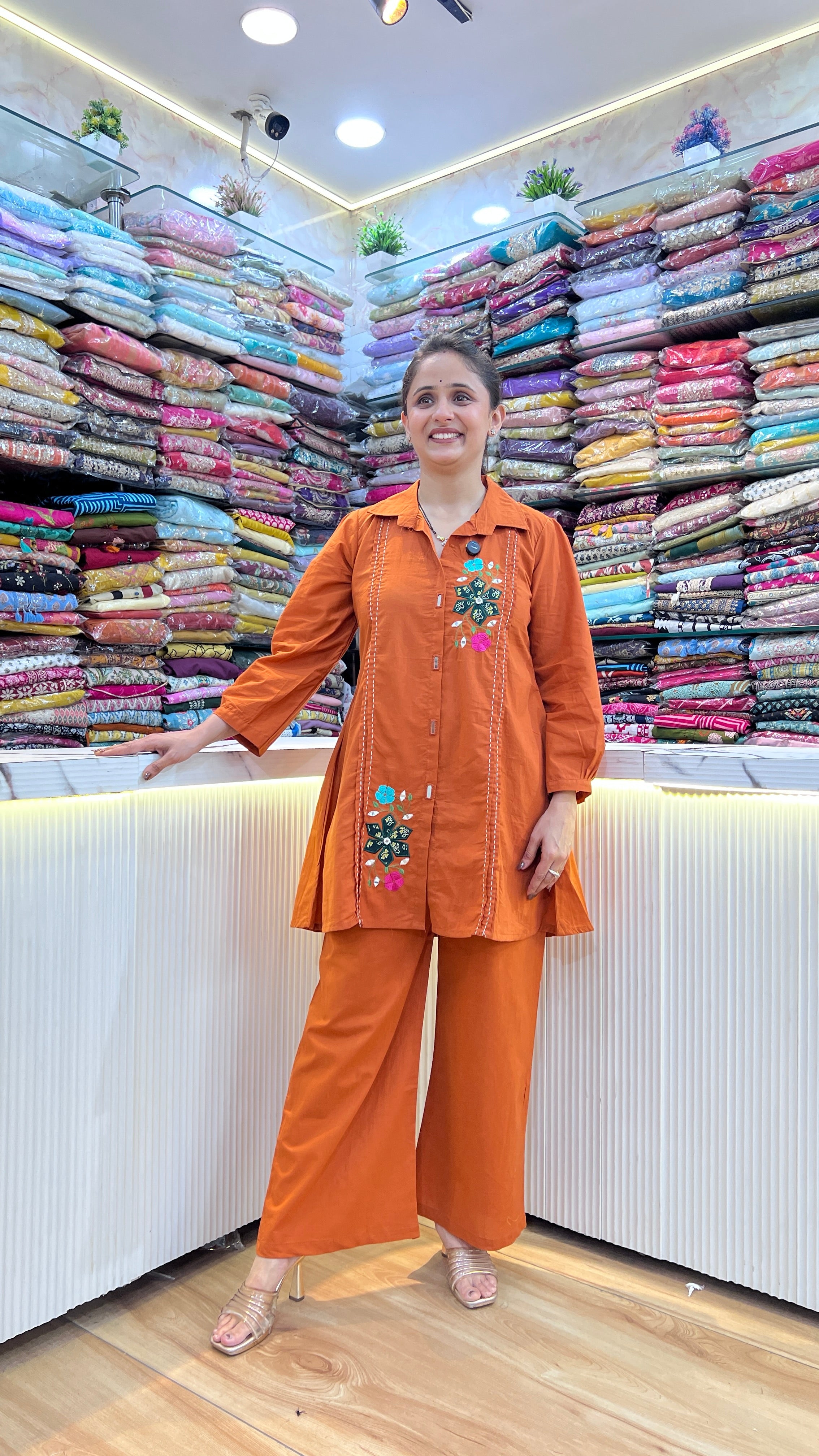 Designer Pure cotton cord set ( ym 59867 )