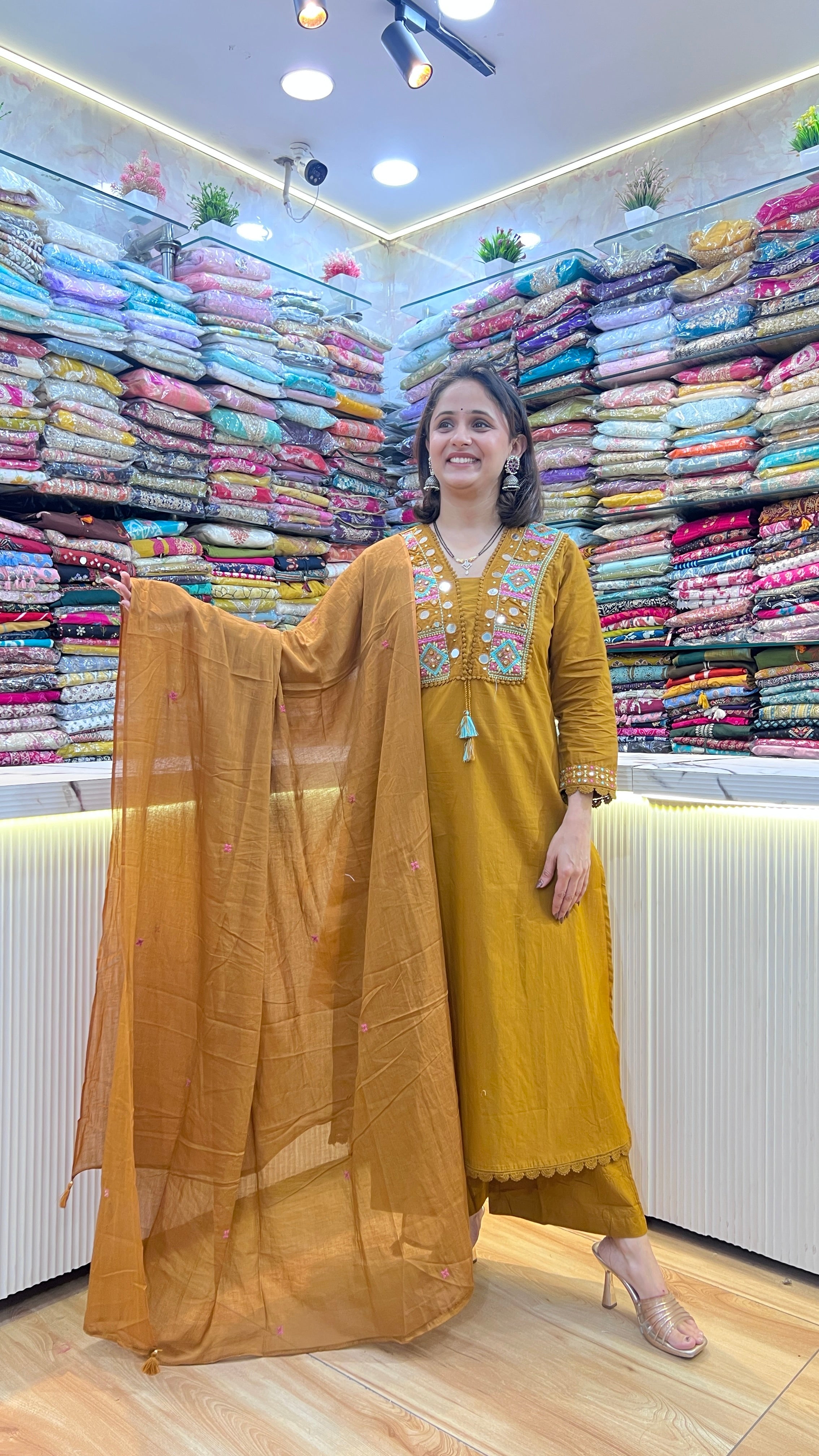 Designer pure cotton suit ( tj 25367 )