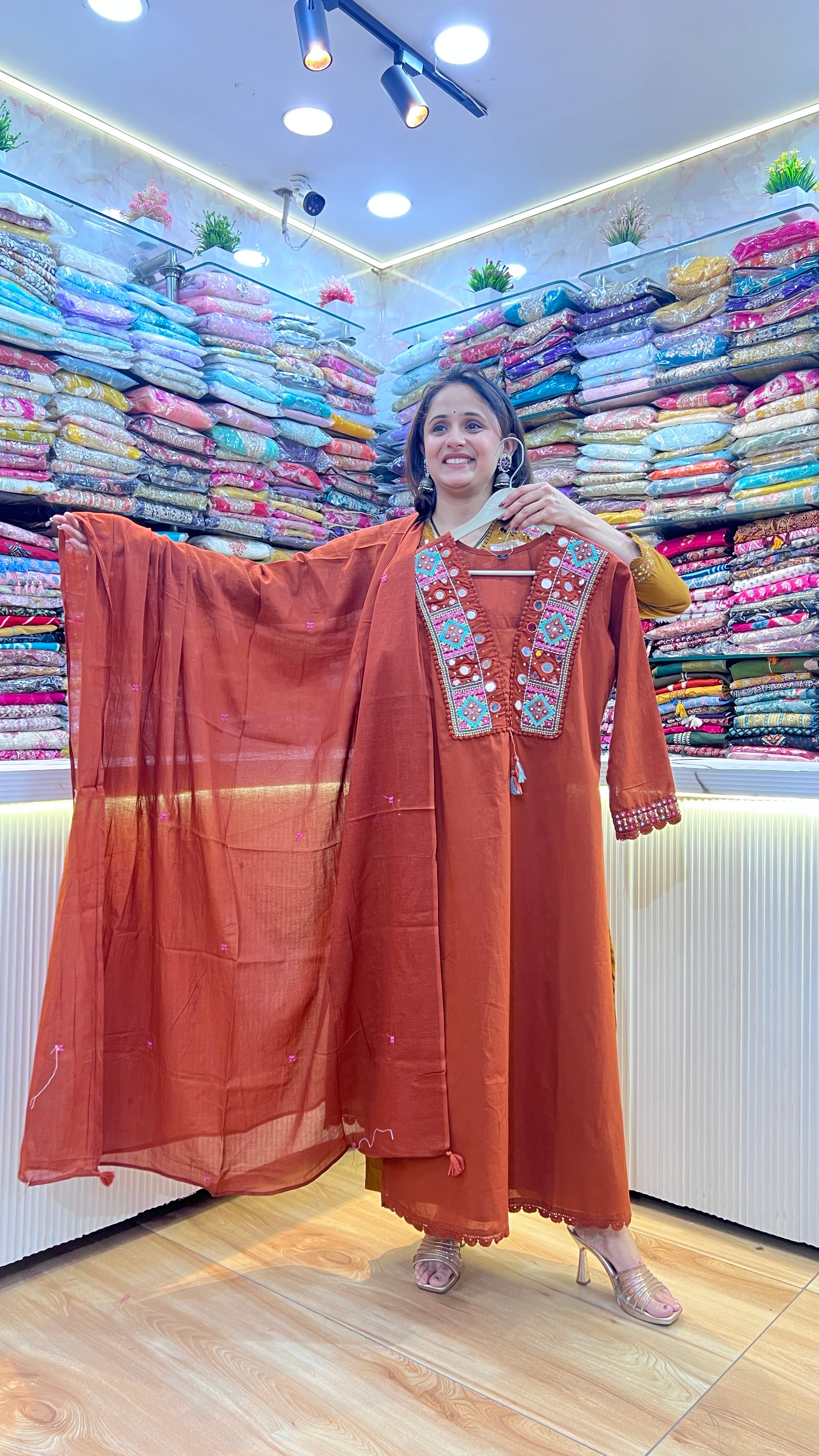 Designer pure cotton suit ( tj 25367 )