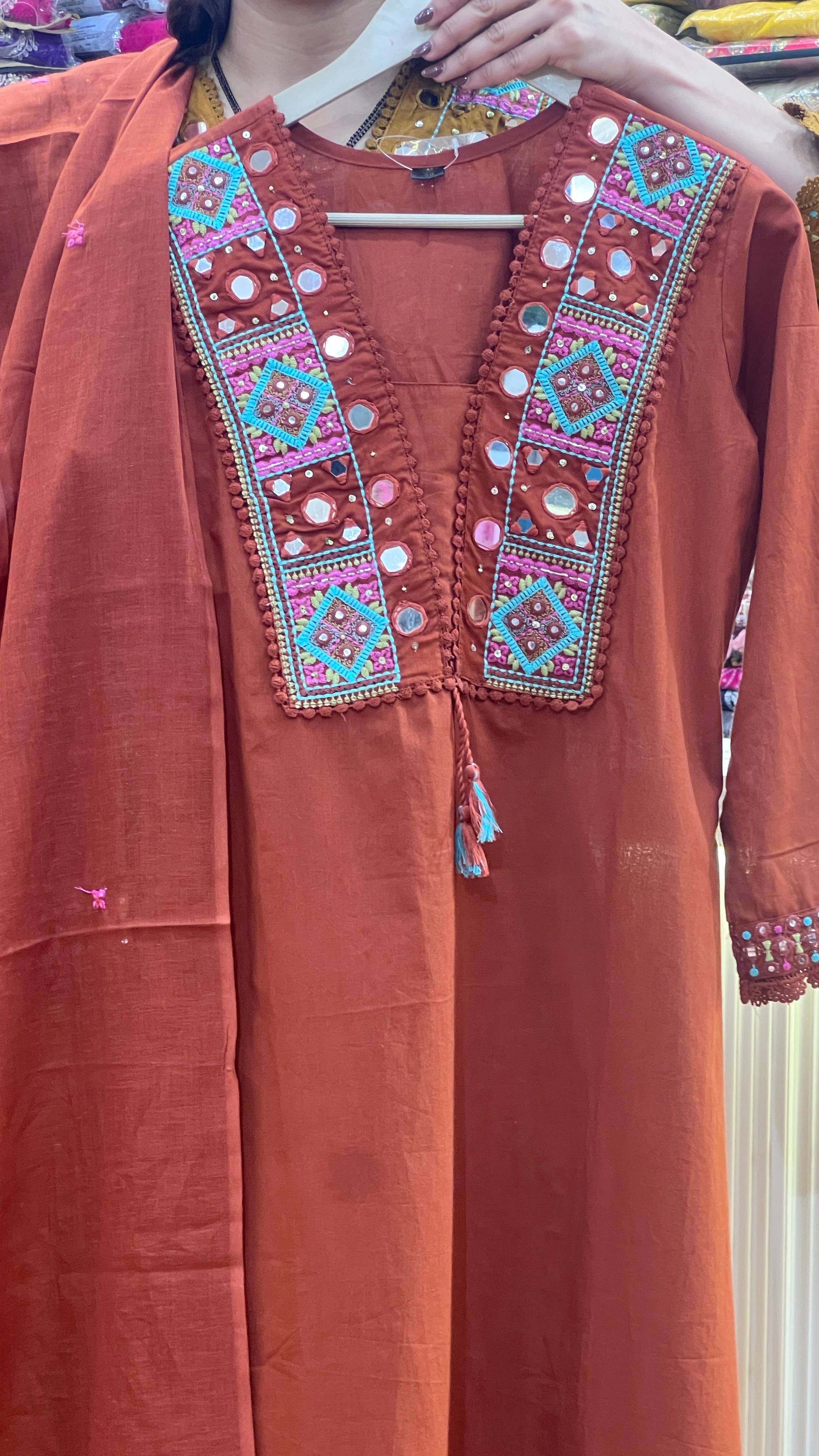 Designer pure cotton suit ( tj 25367 )