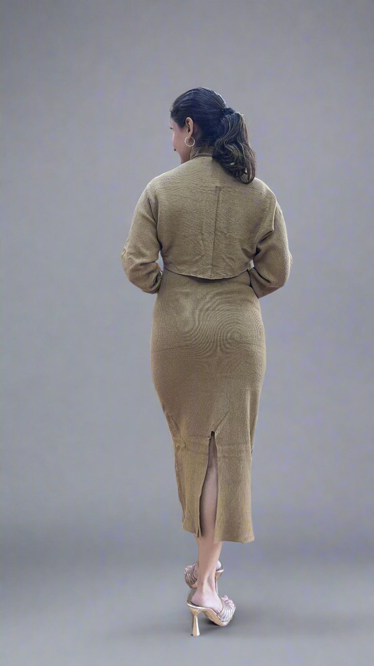 Alice bodycon dress with short shrug