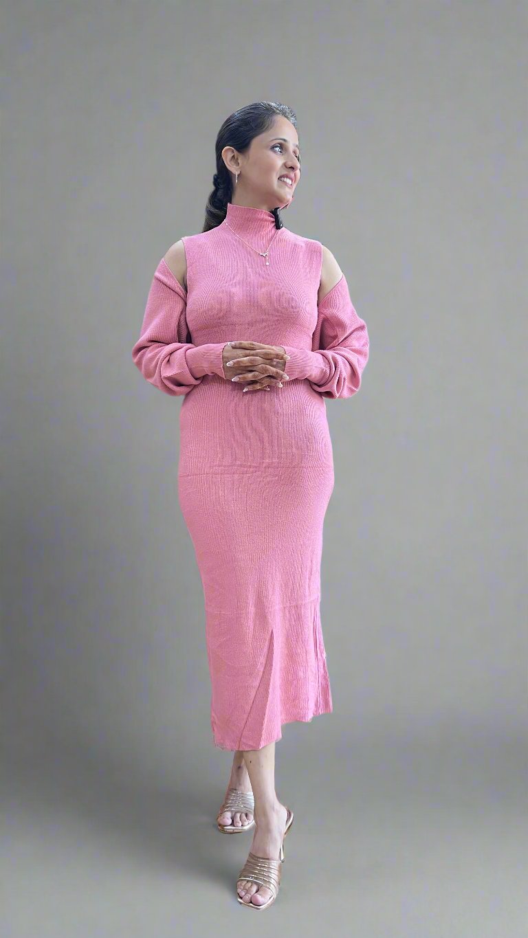 Alice bodycon dress with short shrug