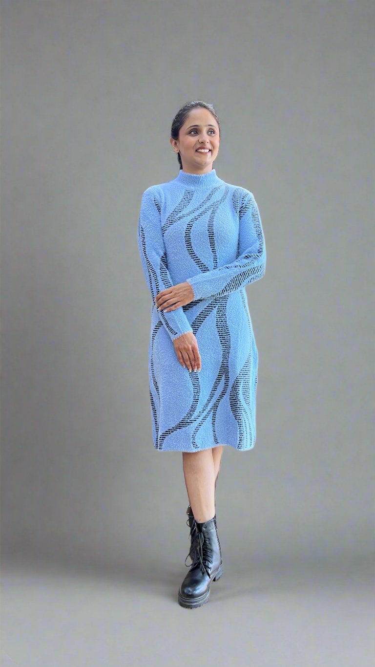 Ava woolen dress