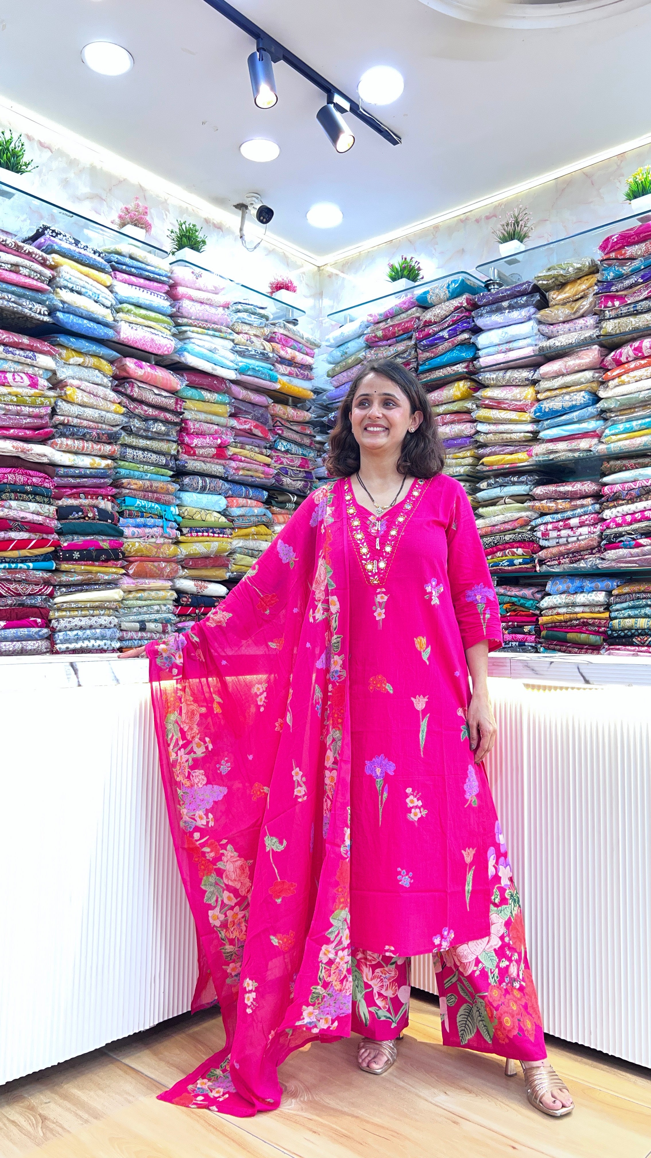 Pure cotton plazo suit ( tls 14867 )