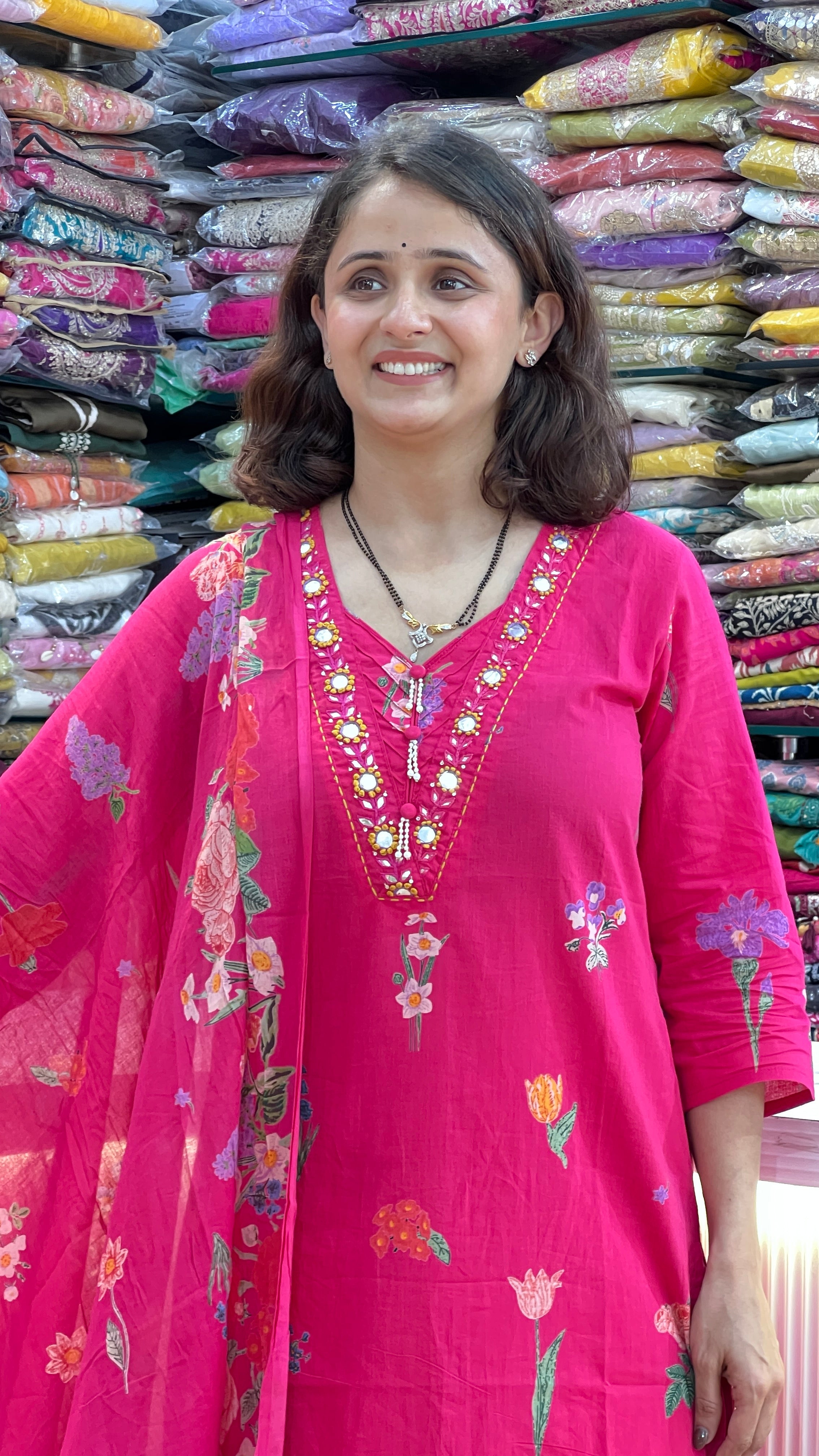 Pure cotton plazo suit ( tls 14867 )