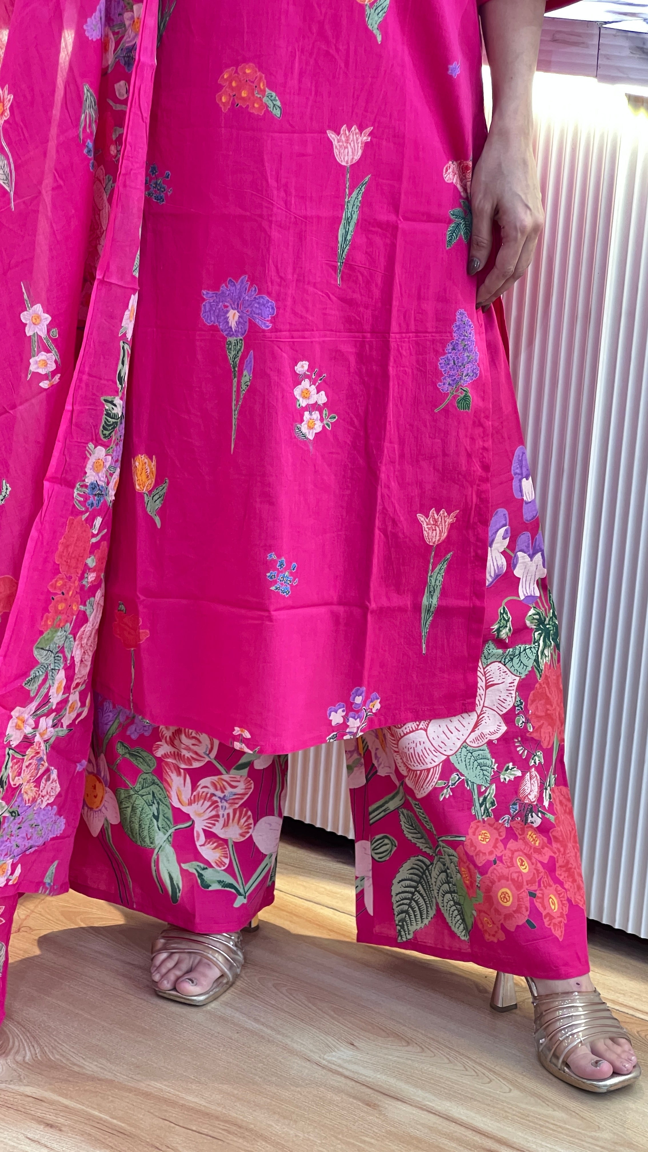 Pure cotton plazo suit ( tls 14867 )