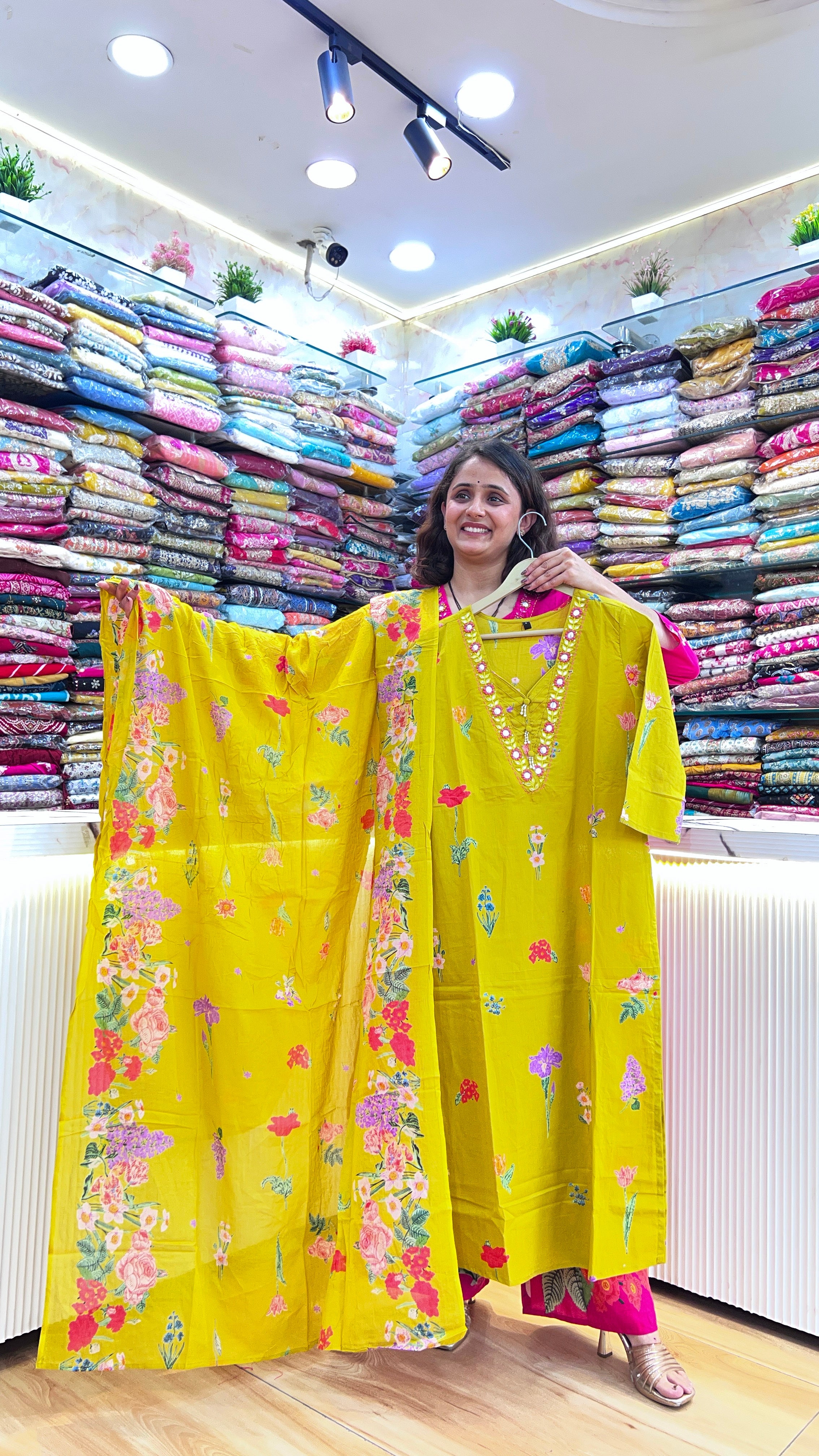 Pure cotton plazo suit ( tls 14867 )