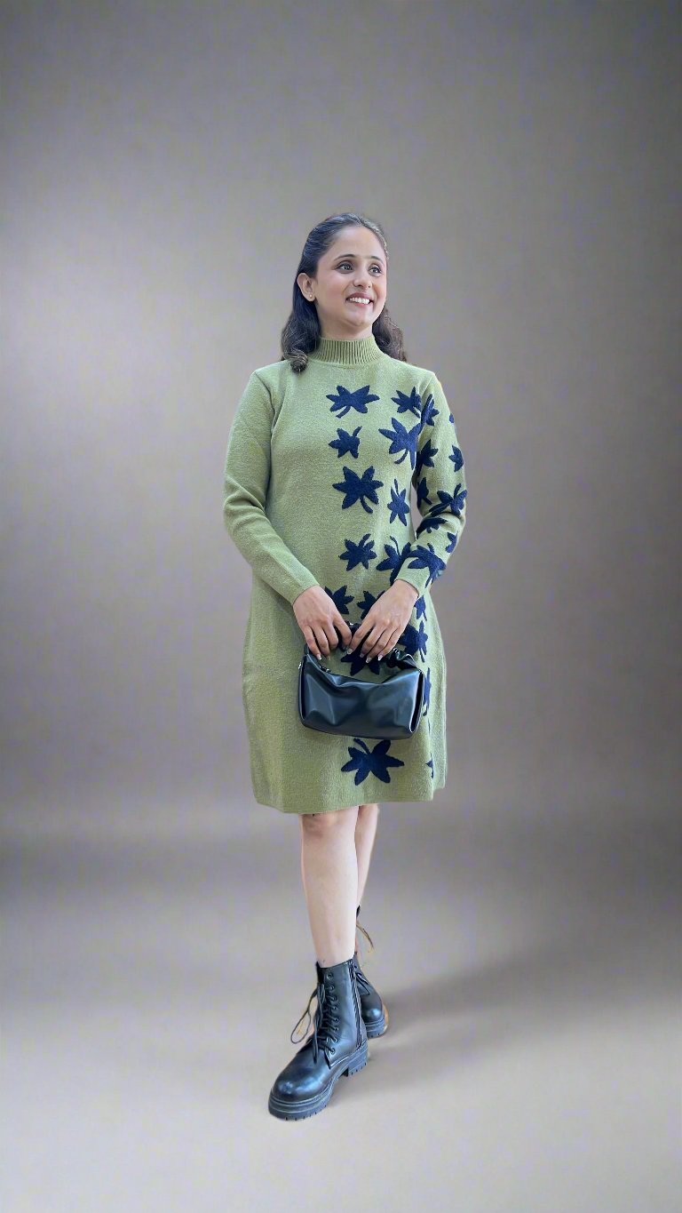 Adeline wool dress