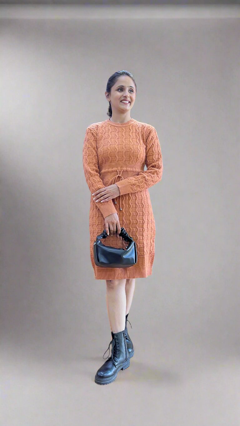 Avery woolen dress