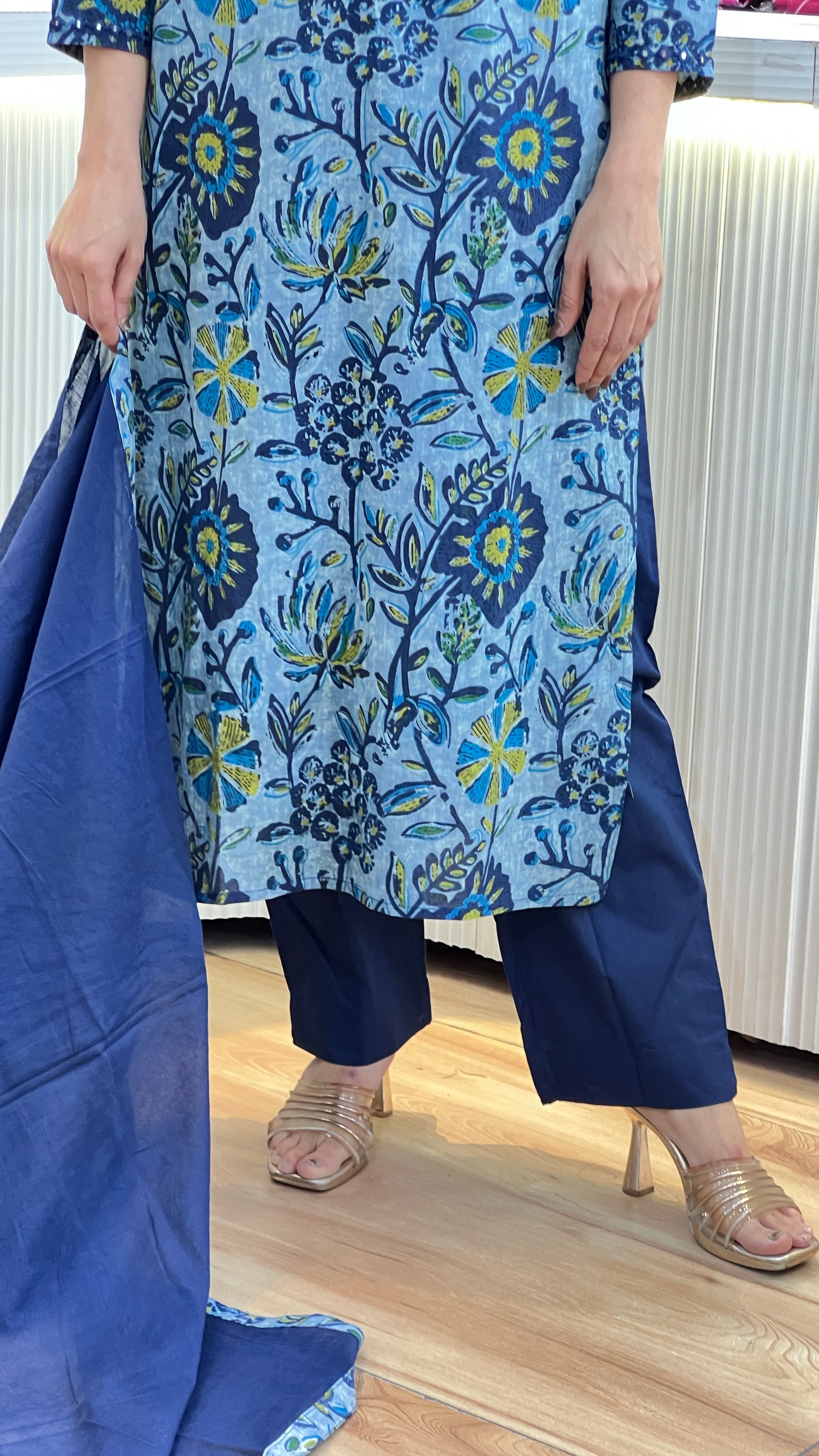 Premium cotton printed suit ( tls 14567 )