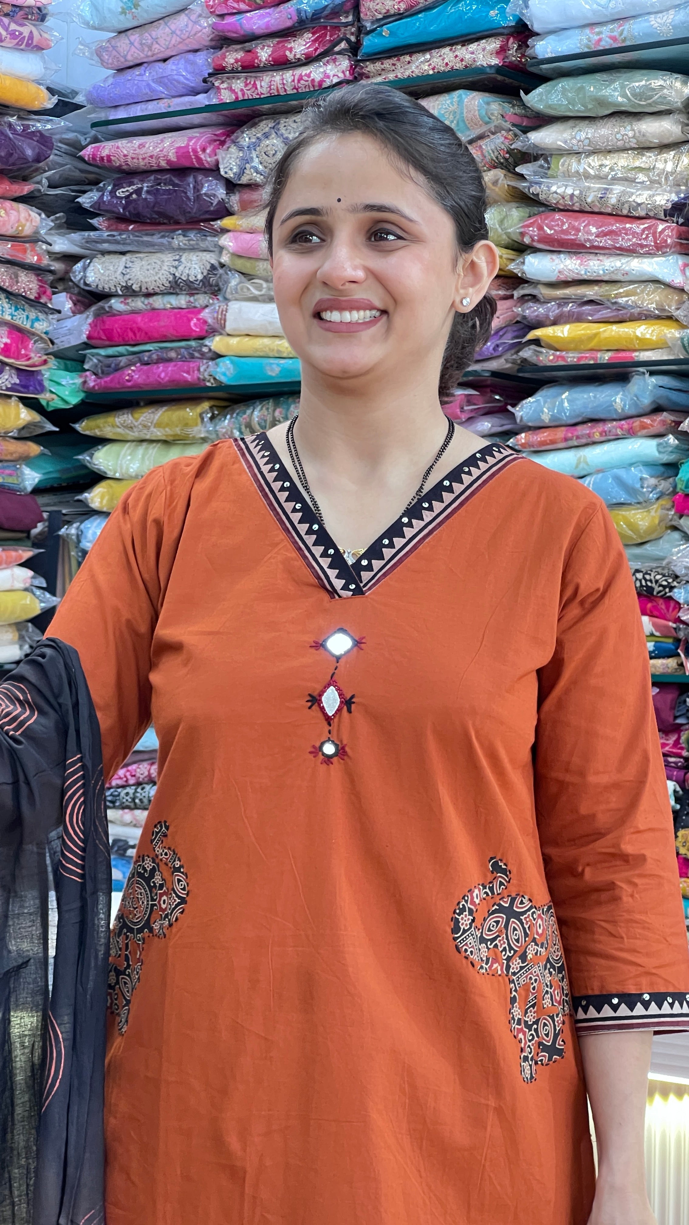 Anha cotton designer suit ( tls 14967 )