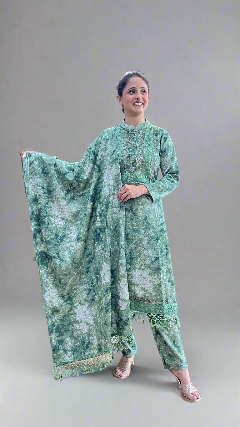 adya pakistani wool suit