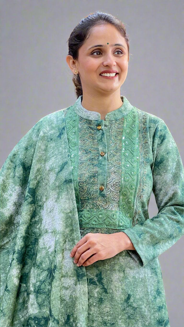 adya pakistani wool suit