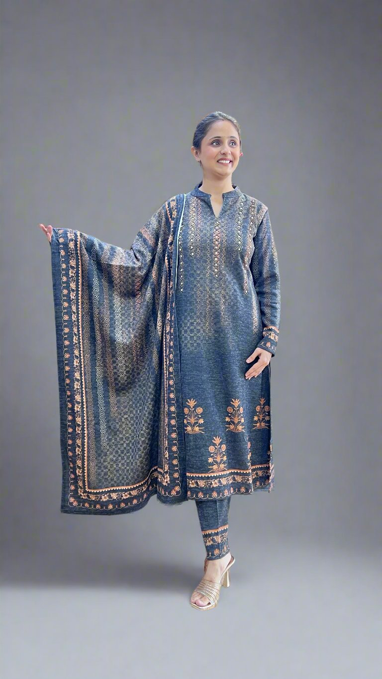 abyna karachi wool suit