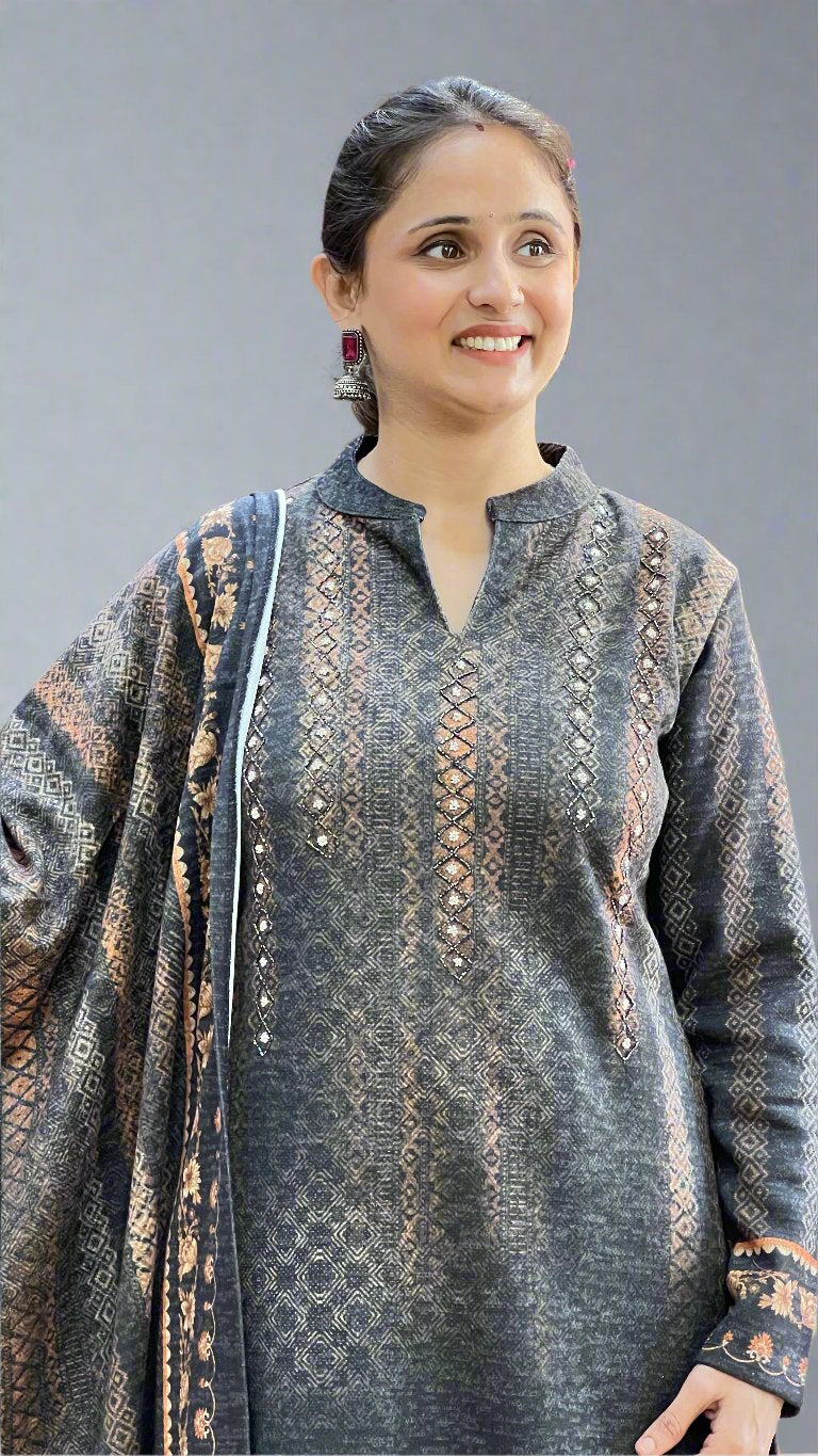 abyna karachi wool suit