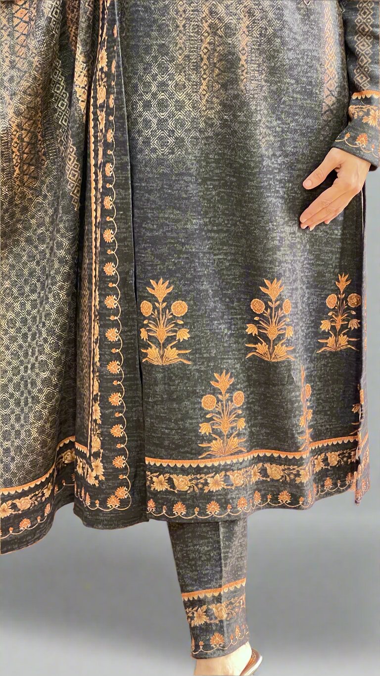 abyna karachi wool suit