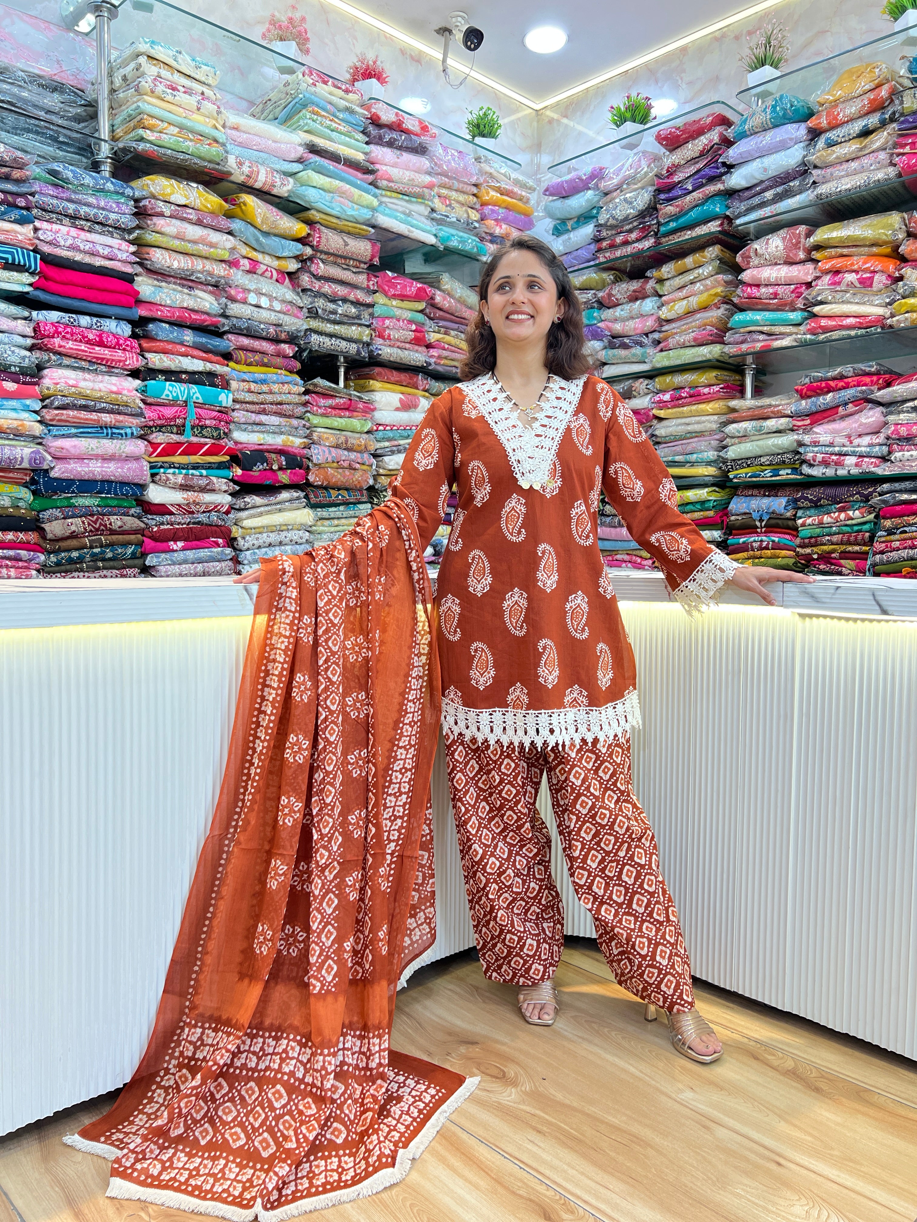 Pure cotton farshi salwar suit ( tls 15667 )