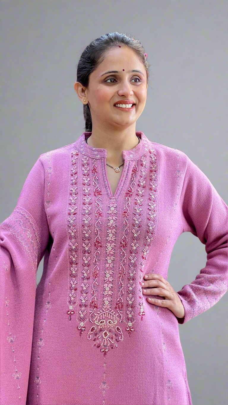 adya knitted wool suit