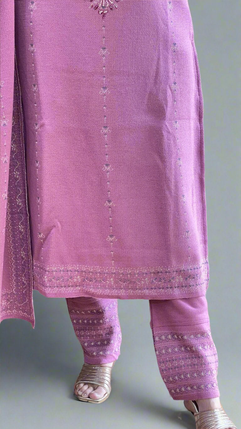 adya knitted wool suit