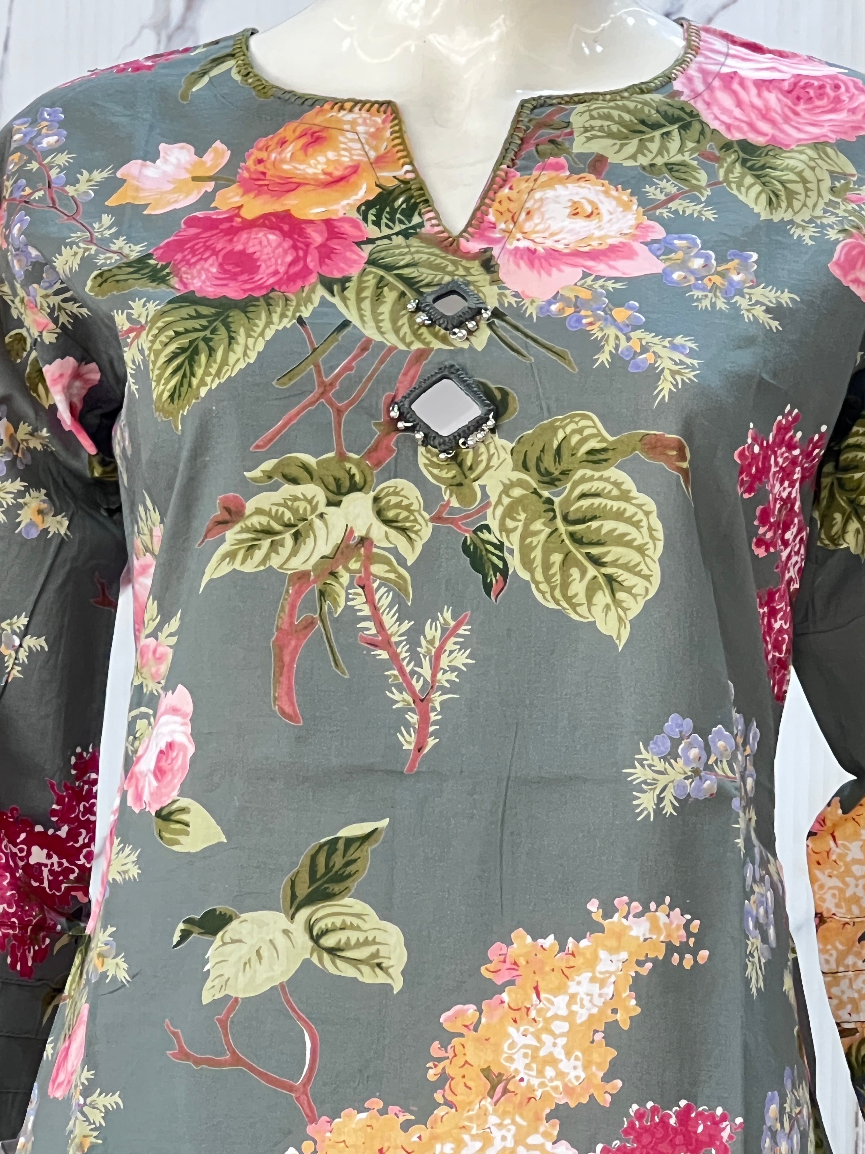 Pure cotton short kurta ( ym 613,615 )