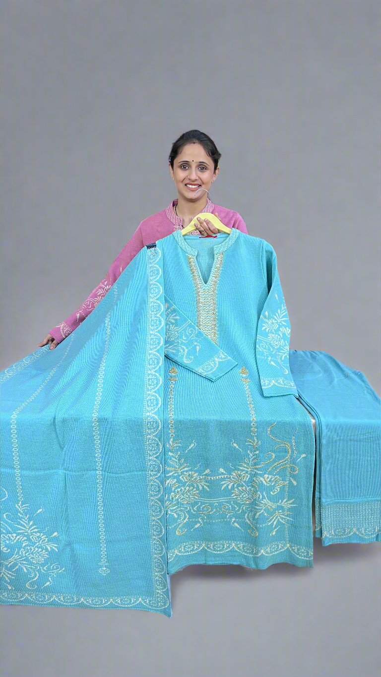 aaravi knitted woolen suit