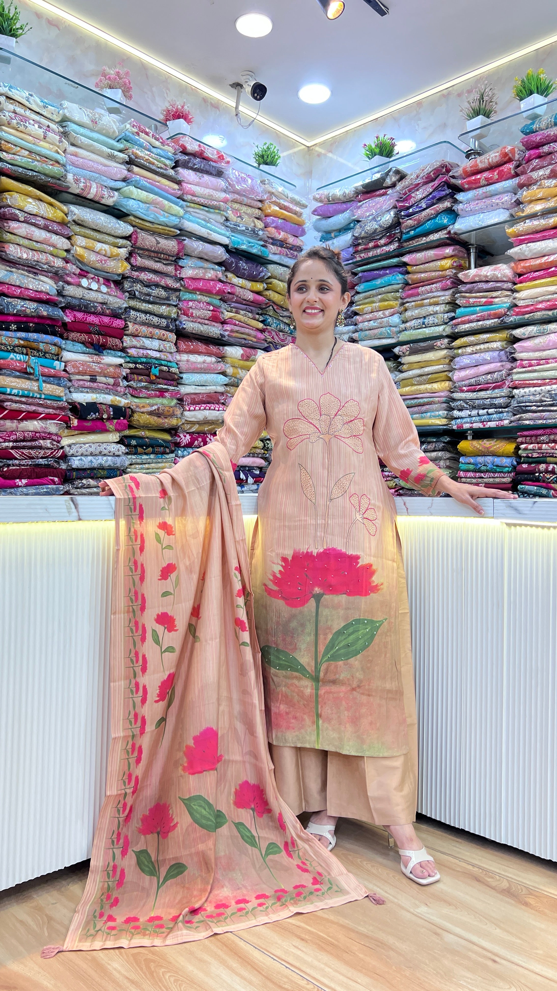 Muslin designer suit ( sdw 867 )