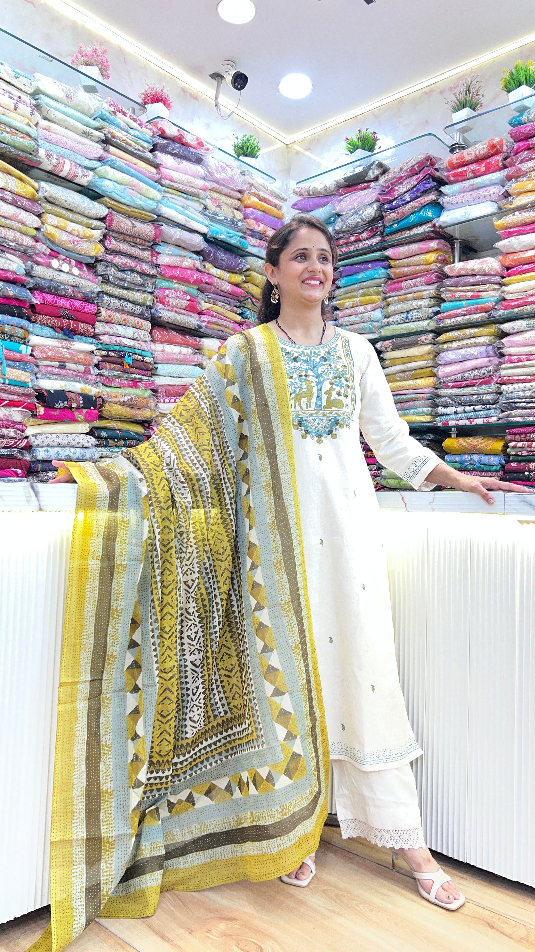 Soft khadi cotton suit ( ym 60867 )