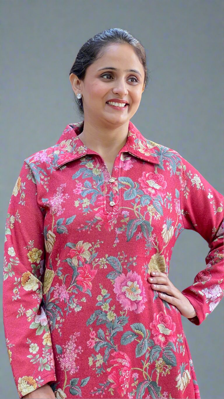 abhah long length cord set ( karachi wool )