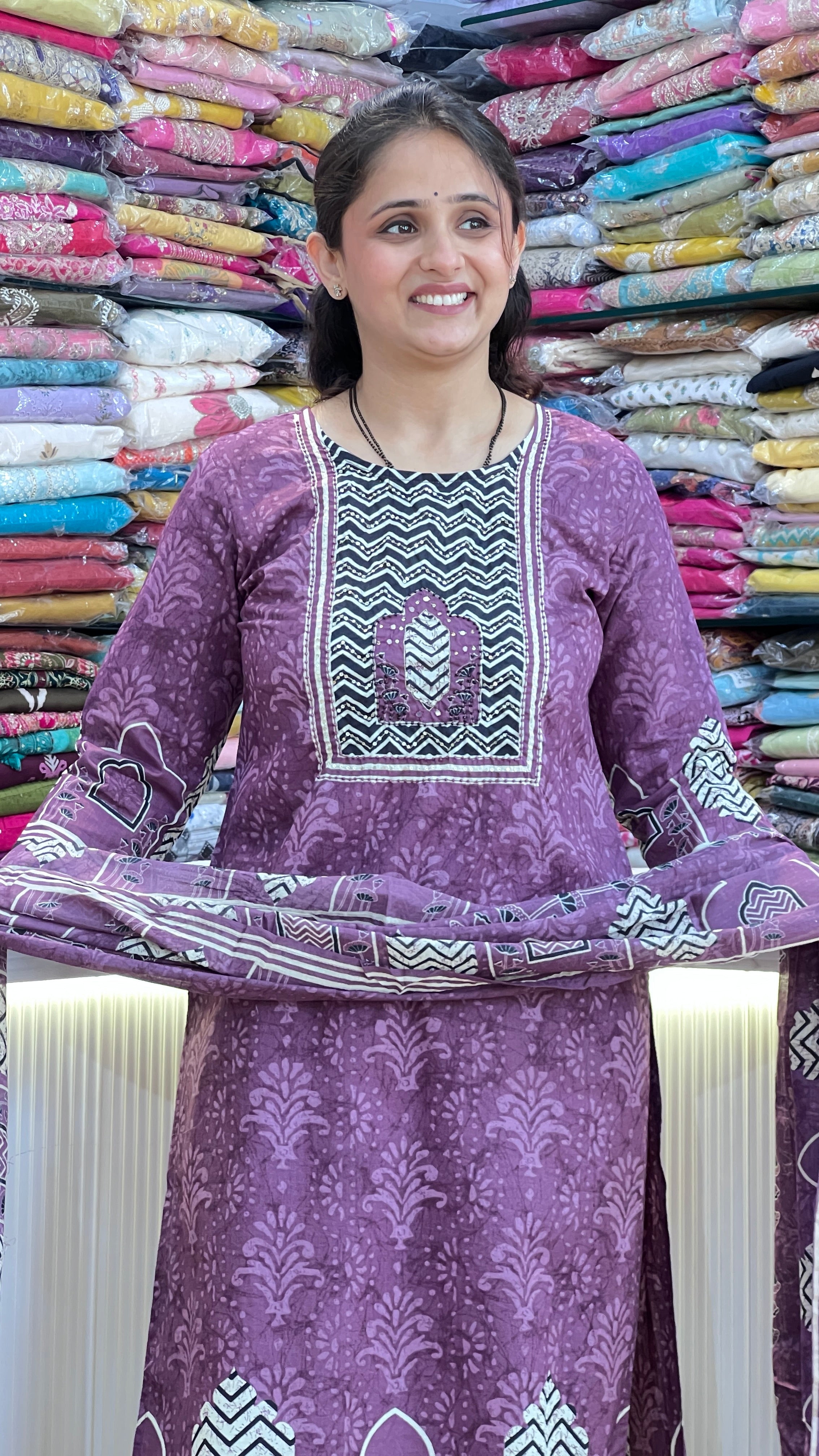 Premium cotton suit ( tls 15467 )