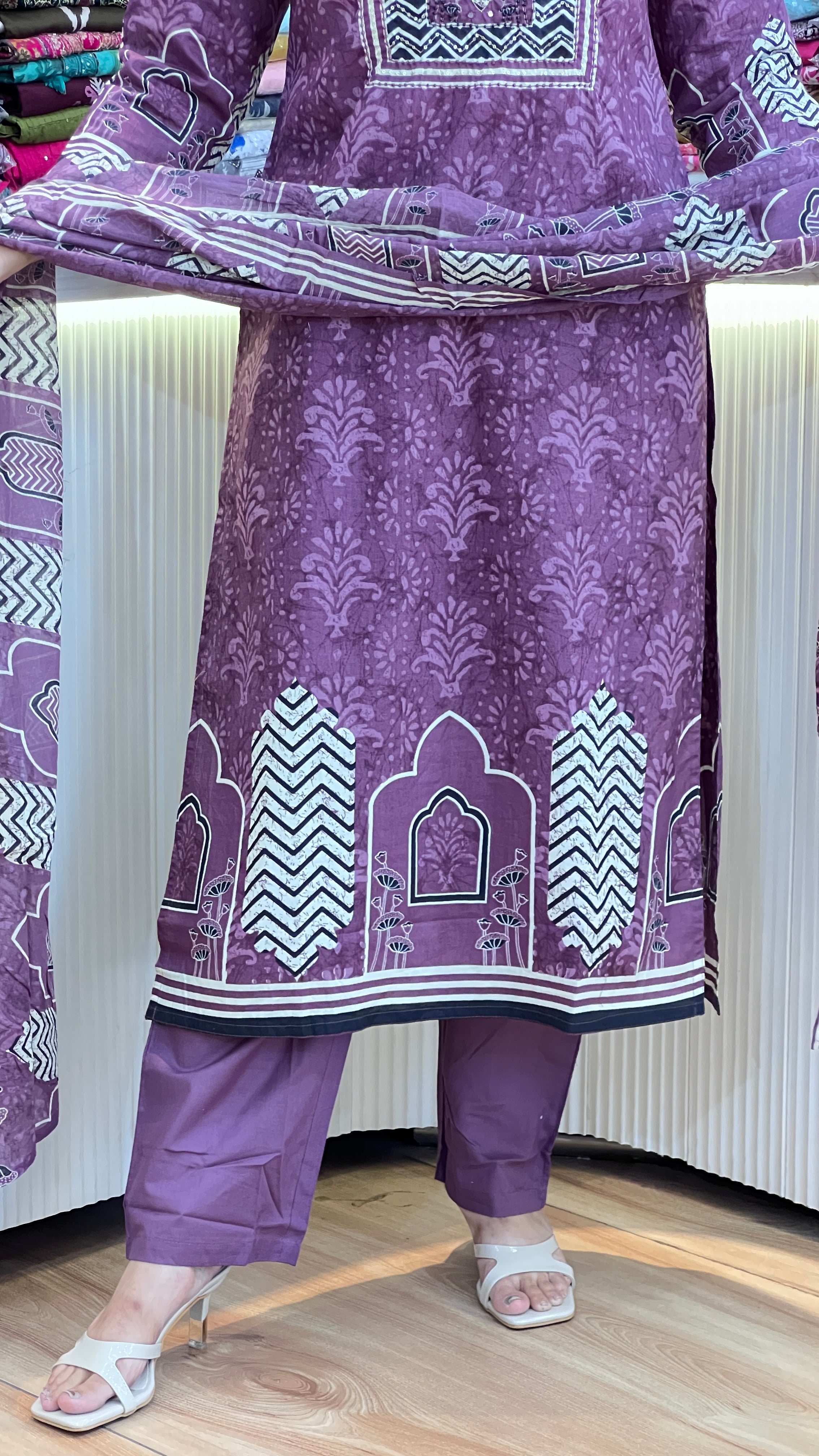 Premium cotton suit ( tls 15467 )