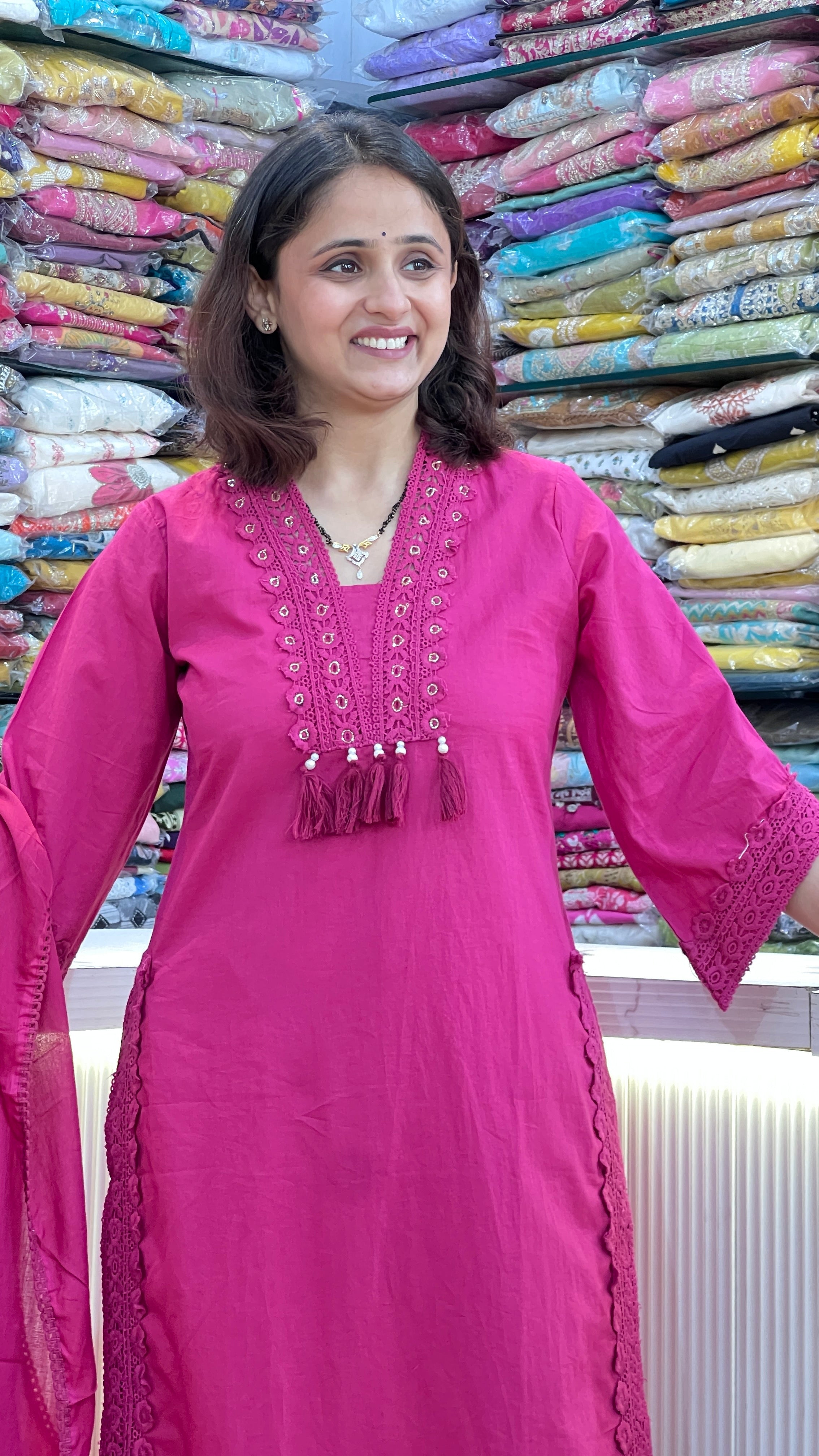 Lase work designer suit ( tj 25867 )