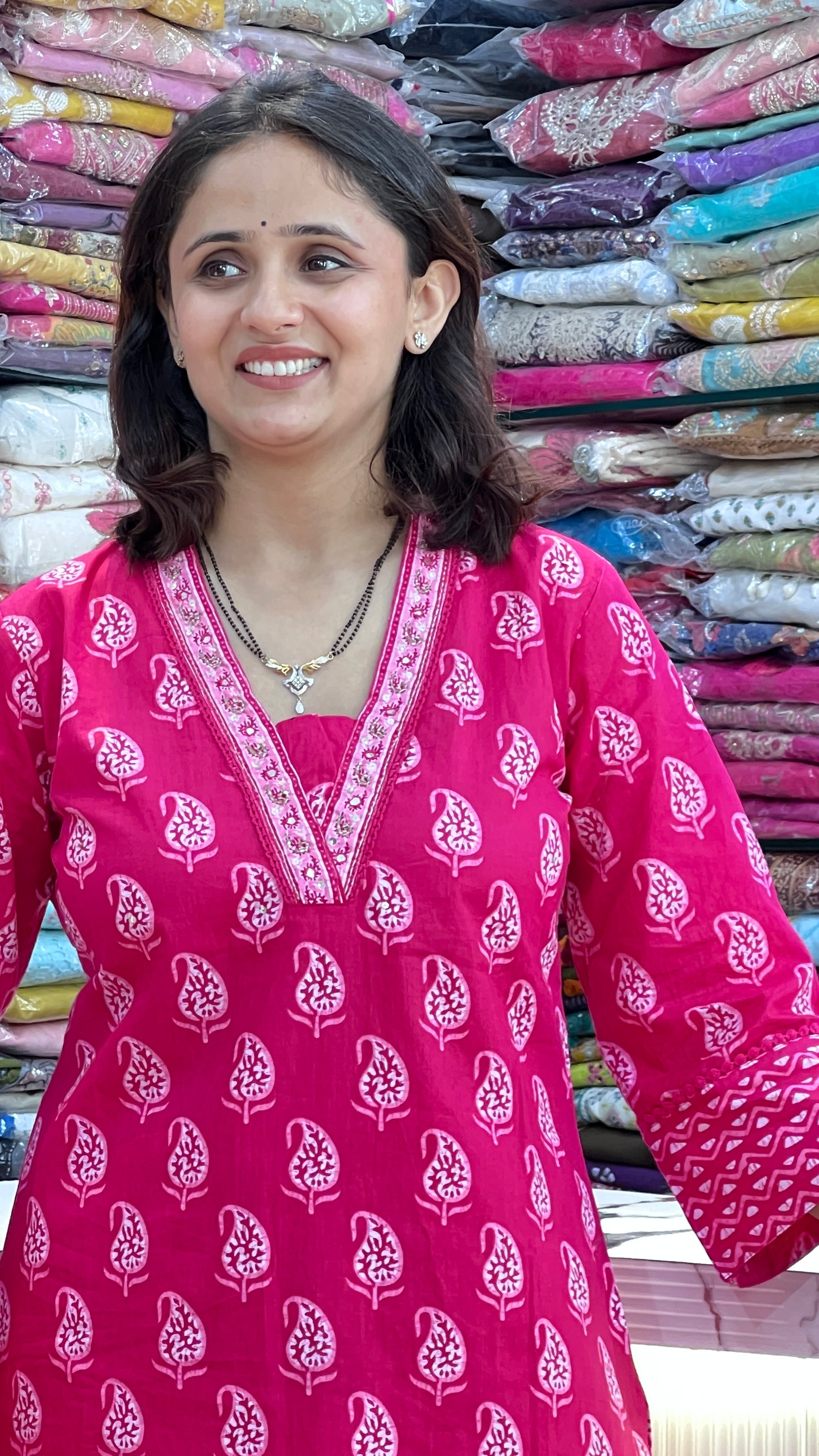Short kurta with plazo cotton suit (  gj 8067 )