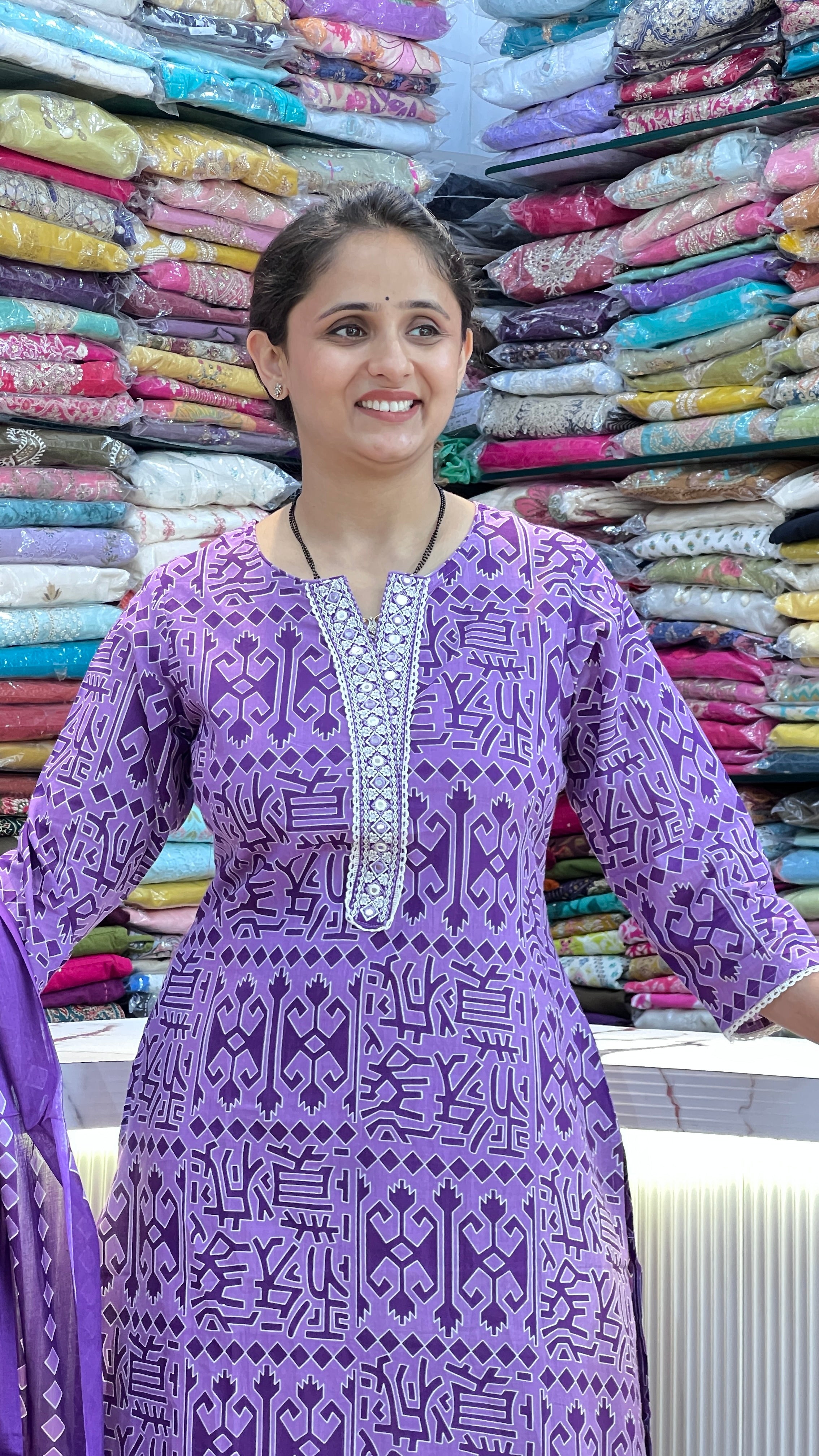 Designer cotton suit ( gj 8667 )