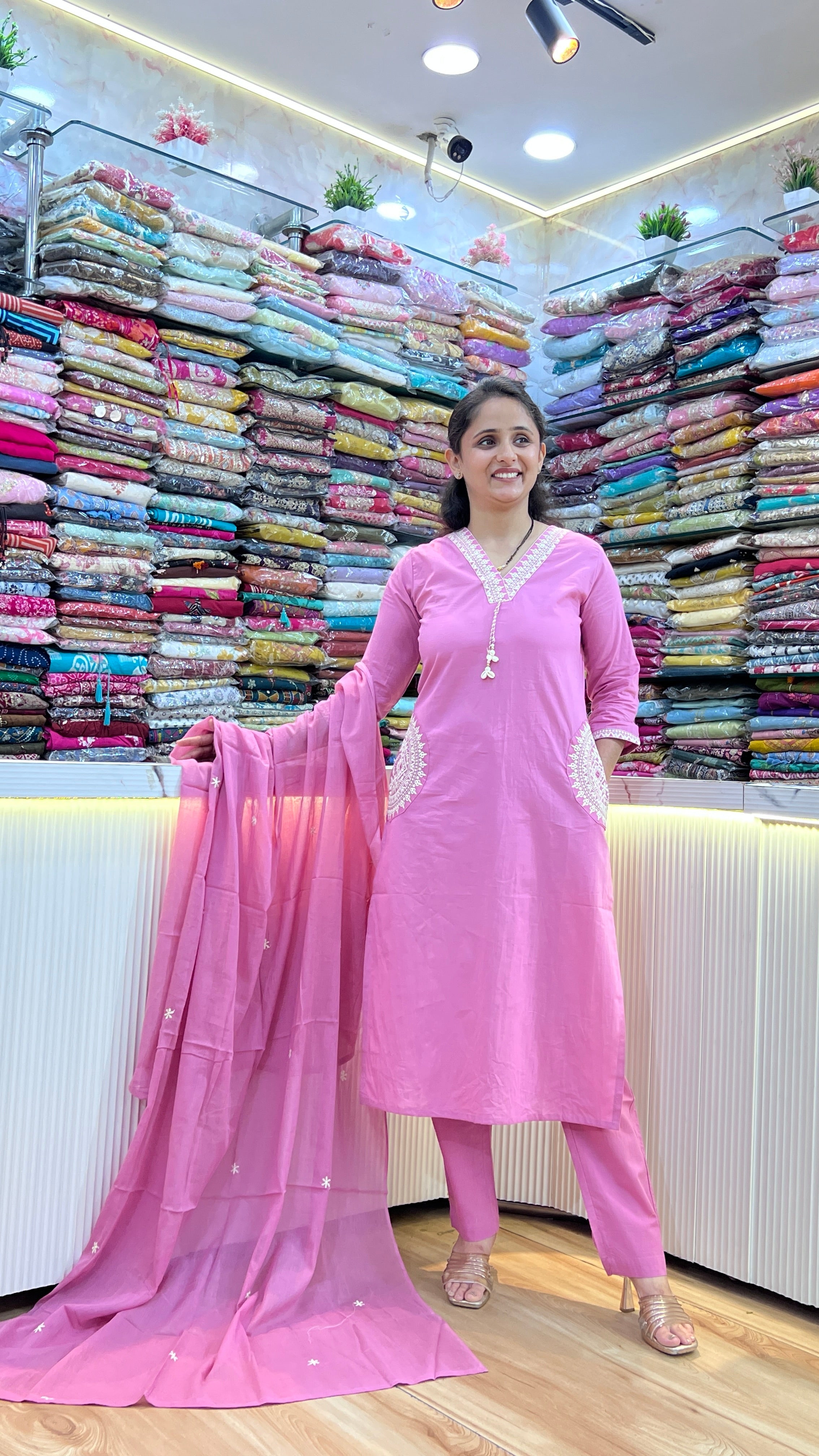 Designer cotton suit ( gj 9767 )