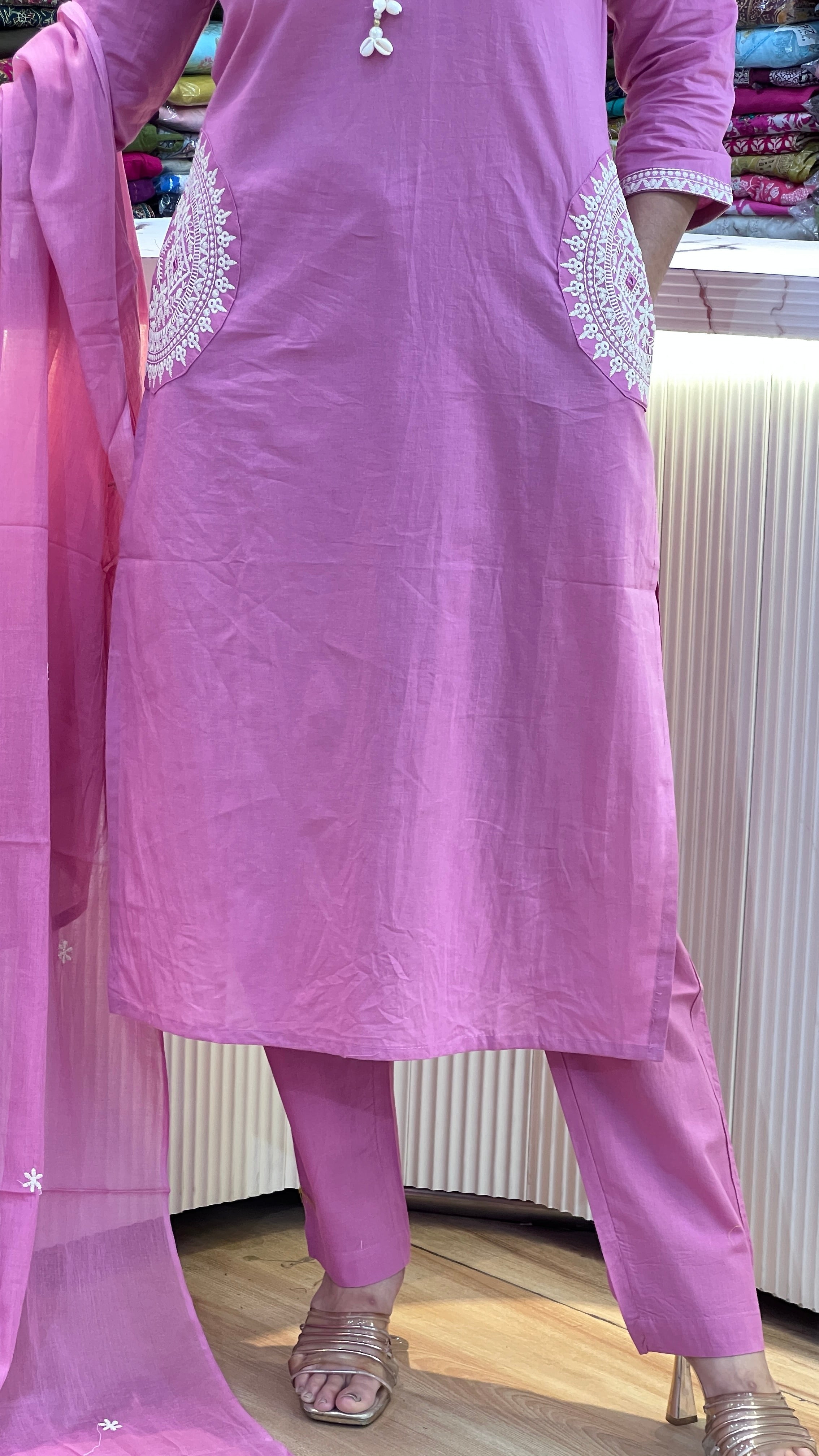 Designer cotton suit ( gj 9767 )