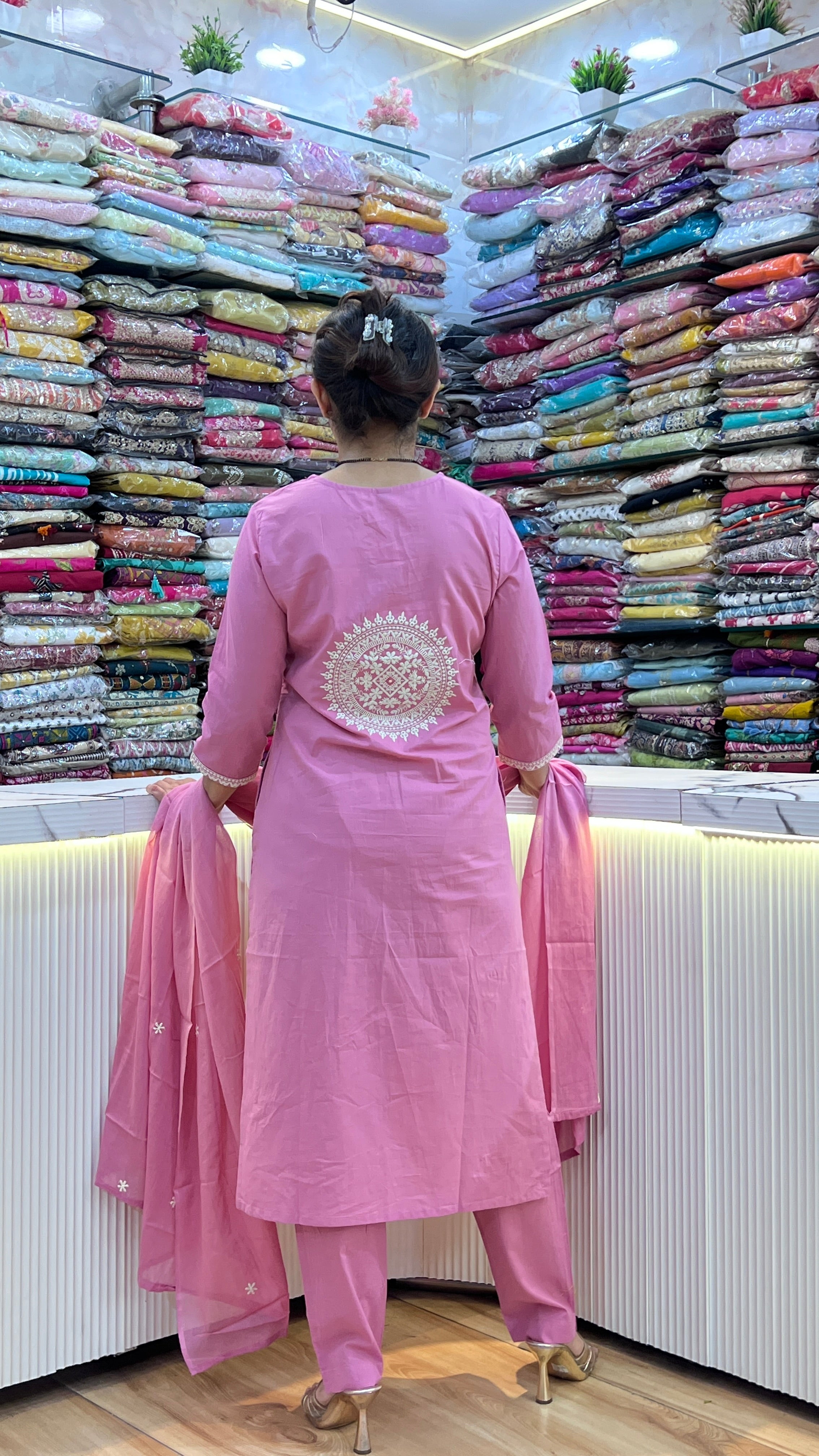 Designer cotton suit ( gj 9767 )