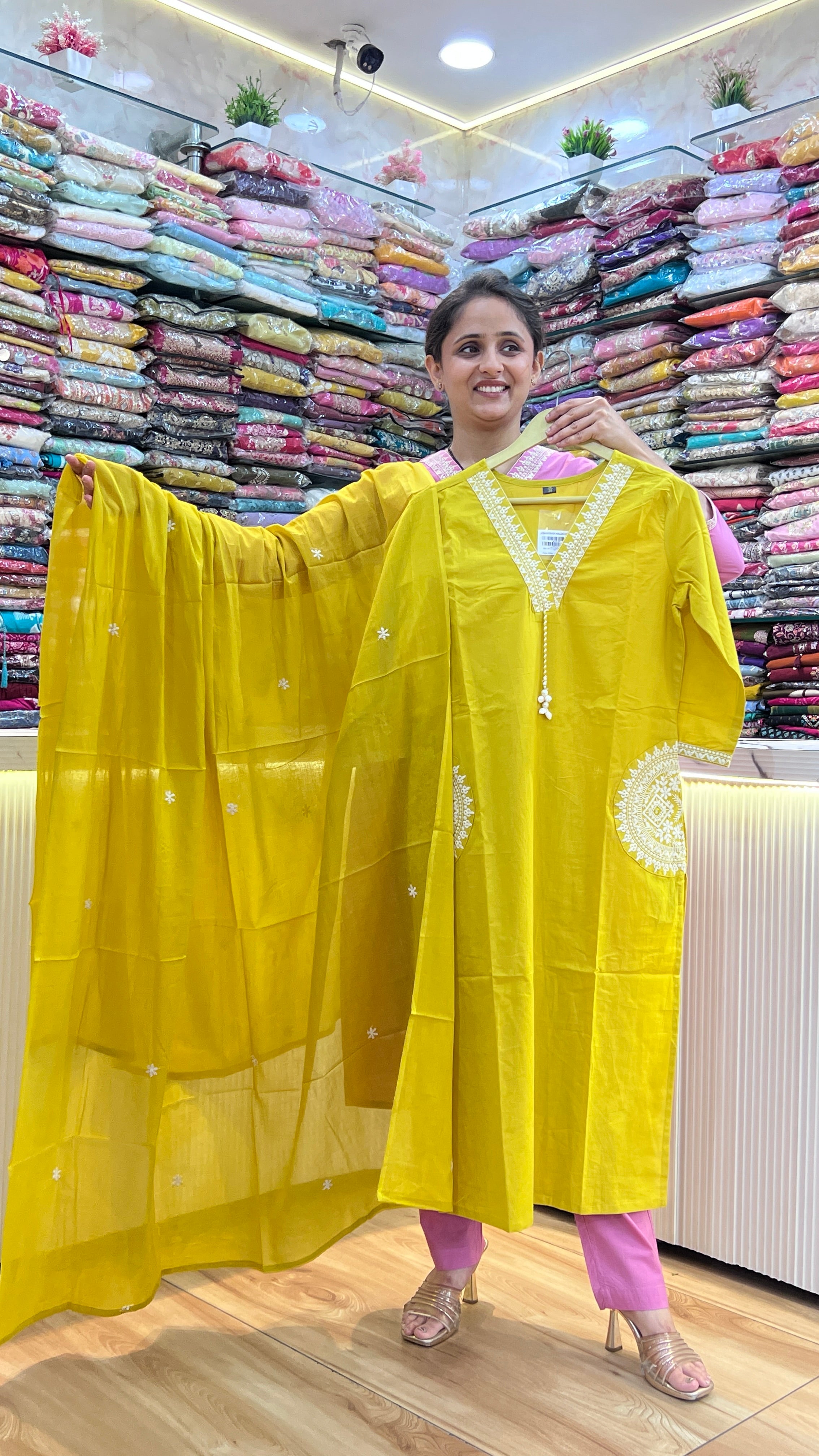 Designer cotton suit ( gj 9767 )