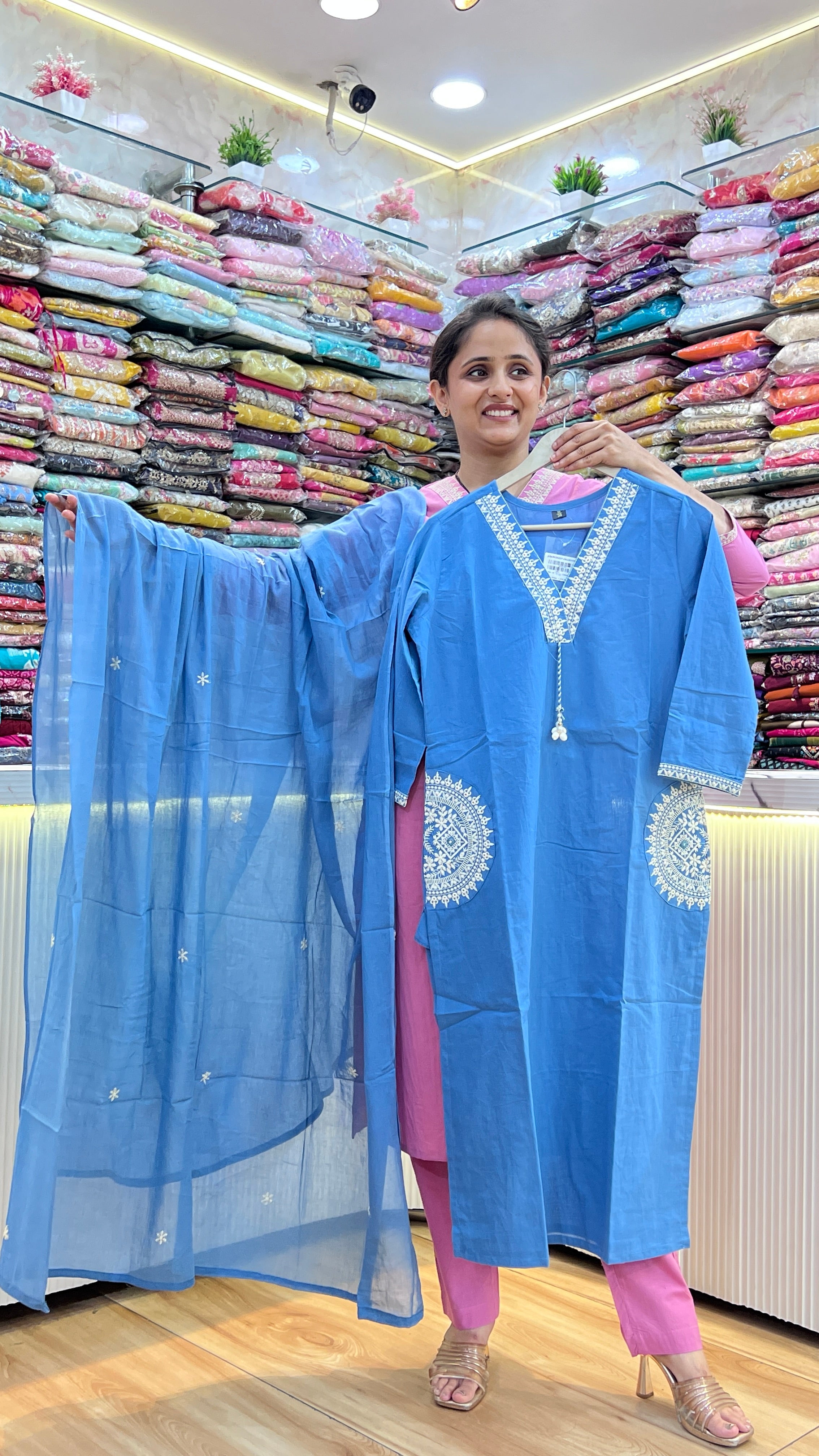Designer cotton suit ( gj 9767 )
